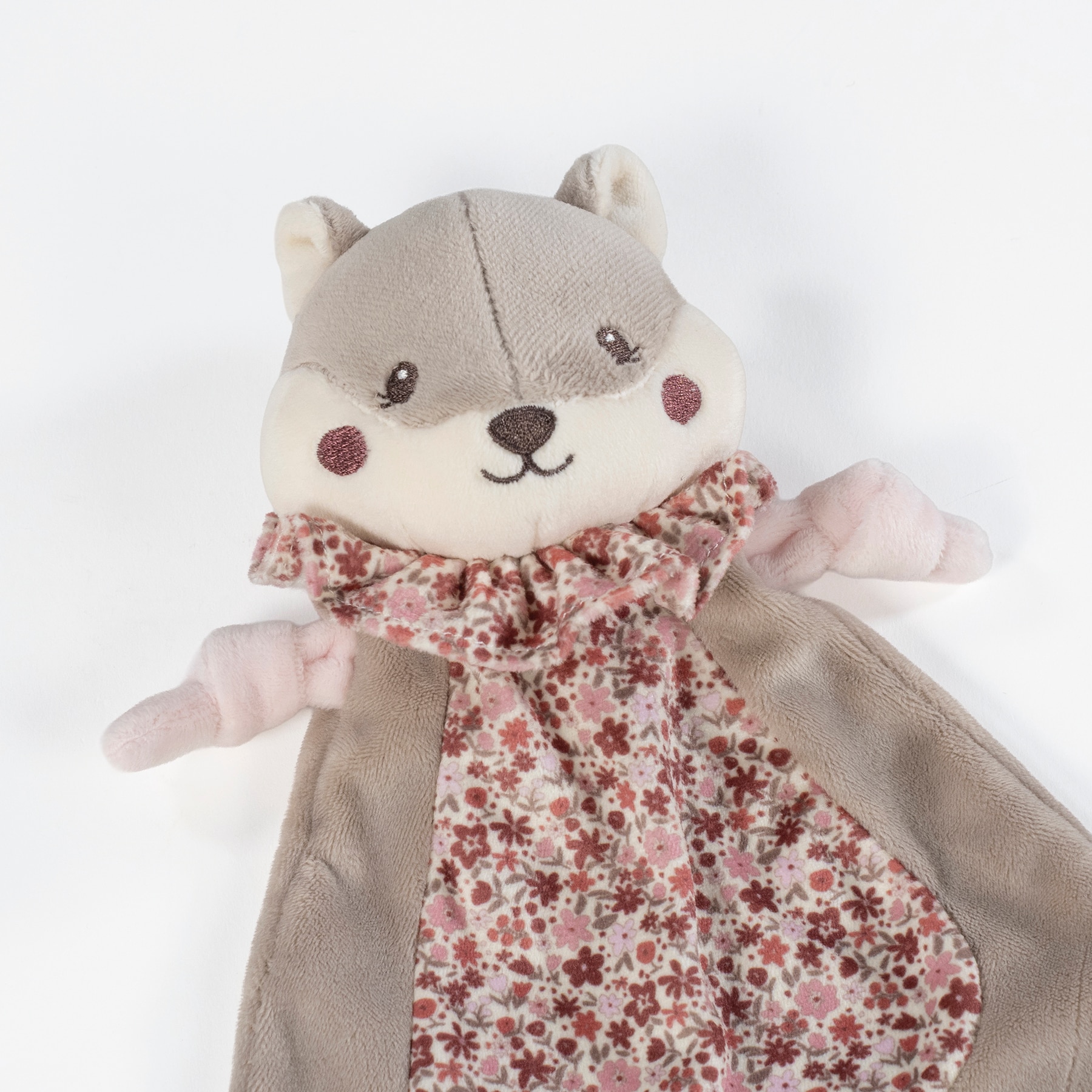 Doudou ardilla Pasito a Pasito 21cm colección Cherry Rojo Granate-3