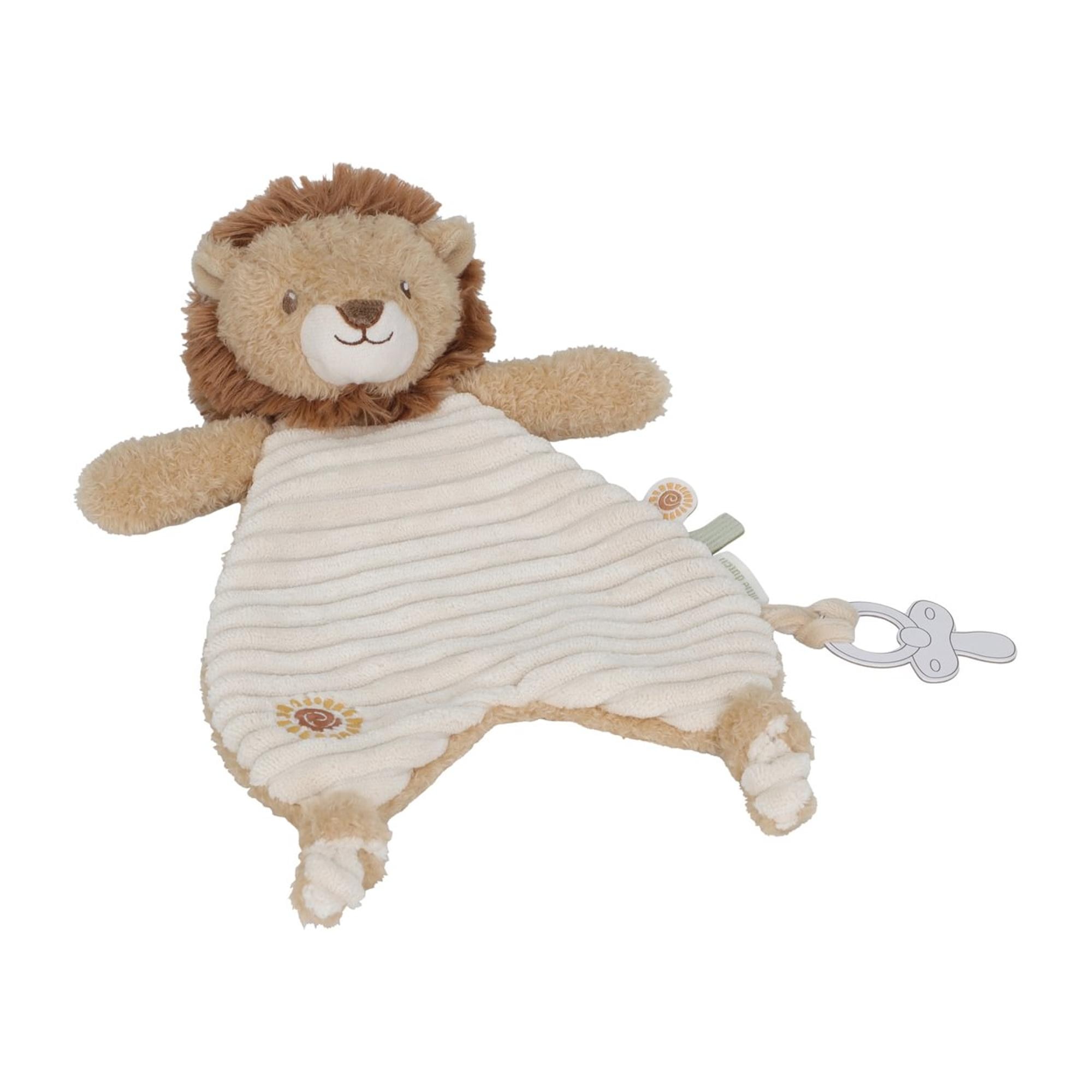 Doudou león Little Dutch texturas colección Safari Friends Multicolor-1