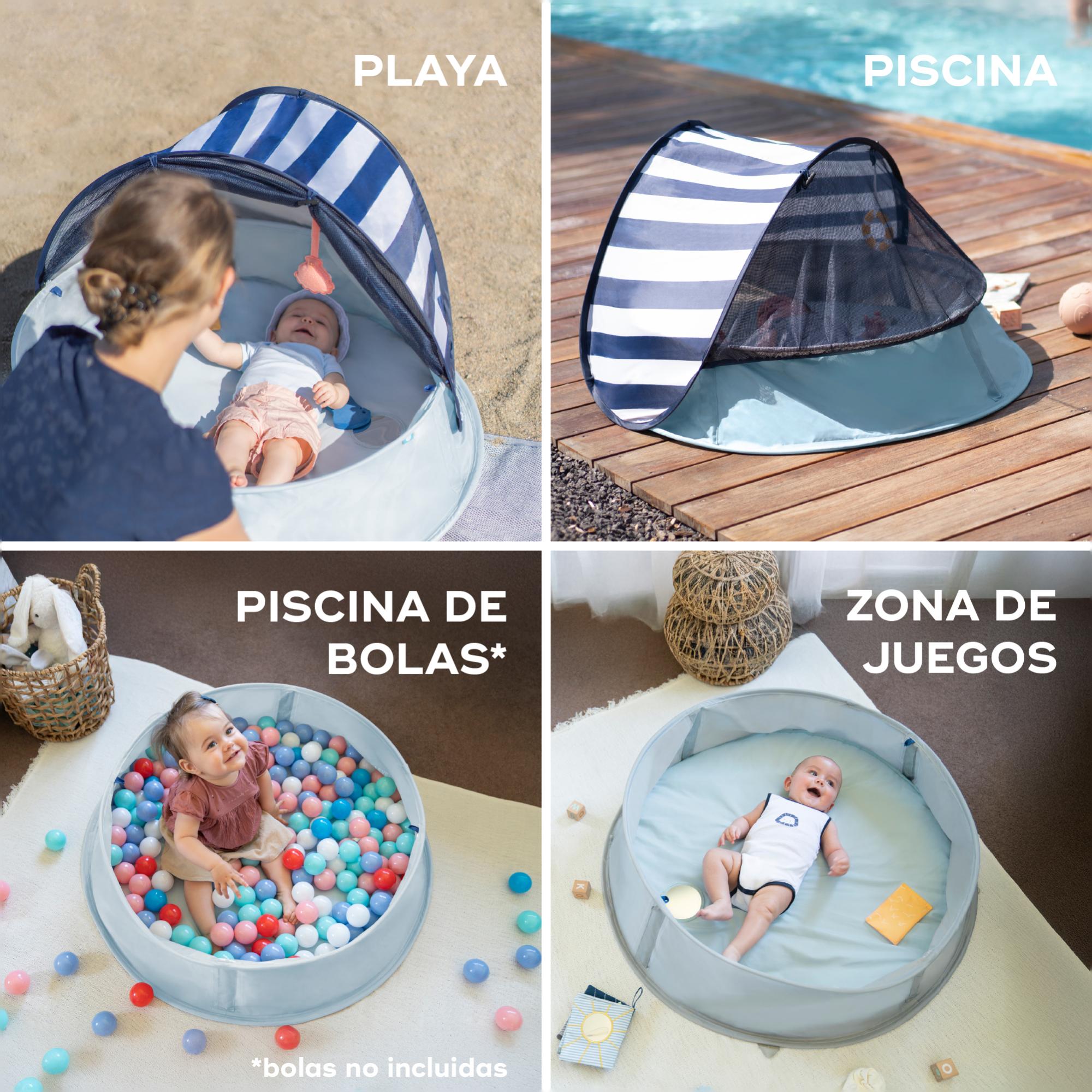 Tenda Anti UV Aquani 4 em 1 UPF 50+ Azul-5