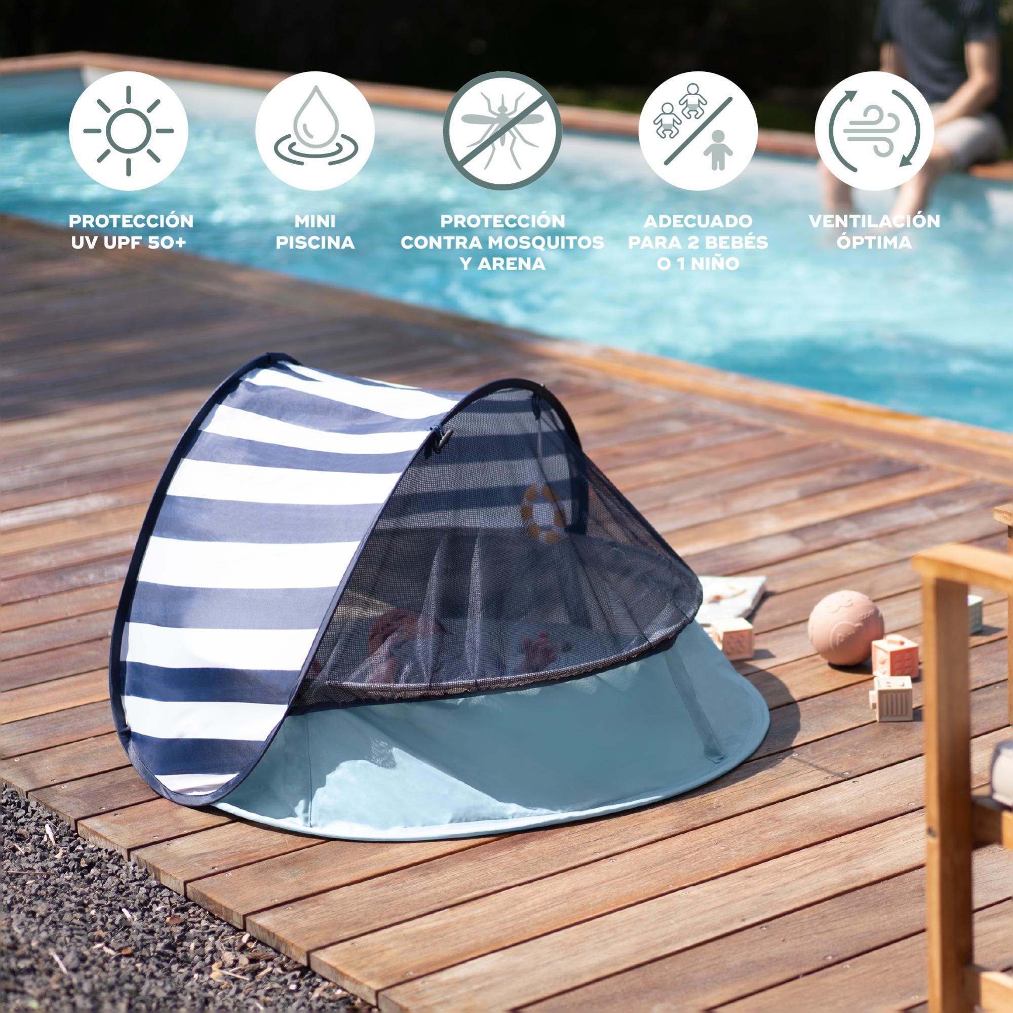 Tenda Anti UV Aquani 4 em 1 UPF 50+ Azul-6