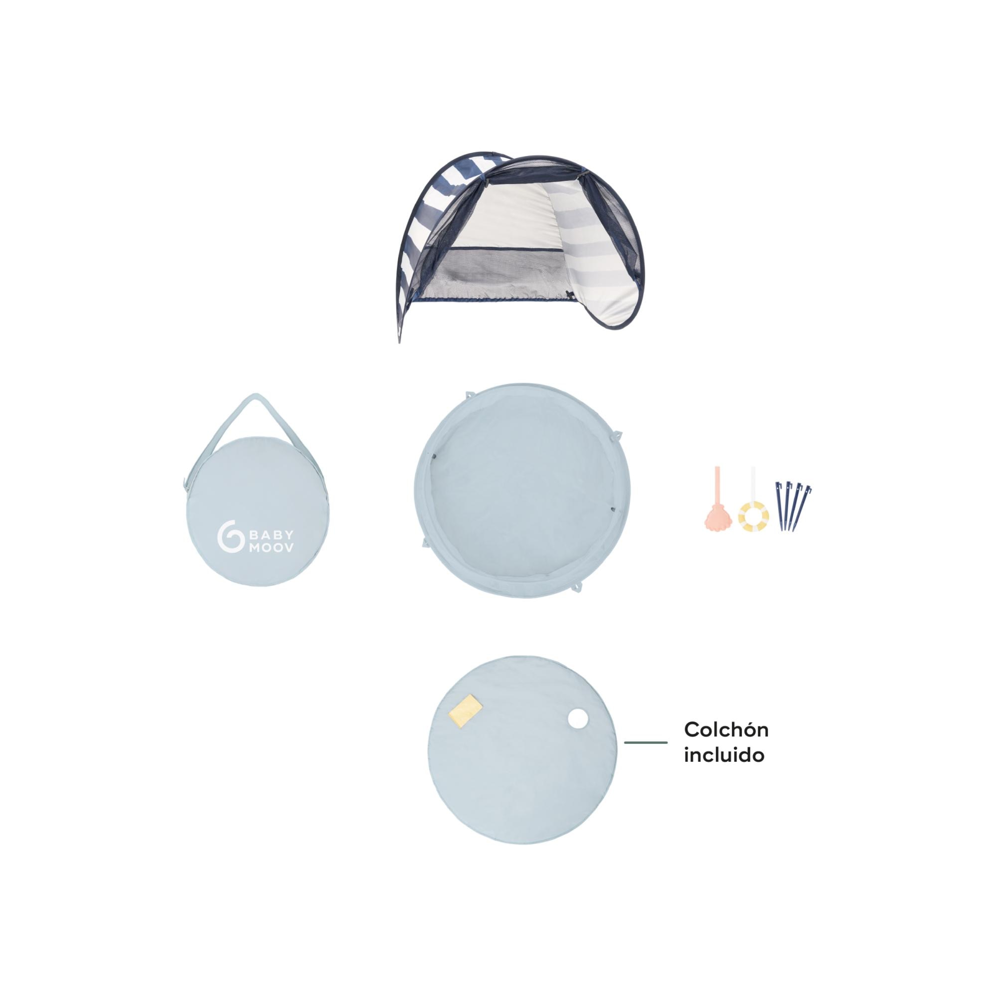 Tenda Anti UV Aquani 4 em 1 UPF 50+ Azul-9