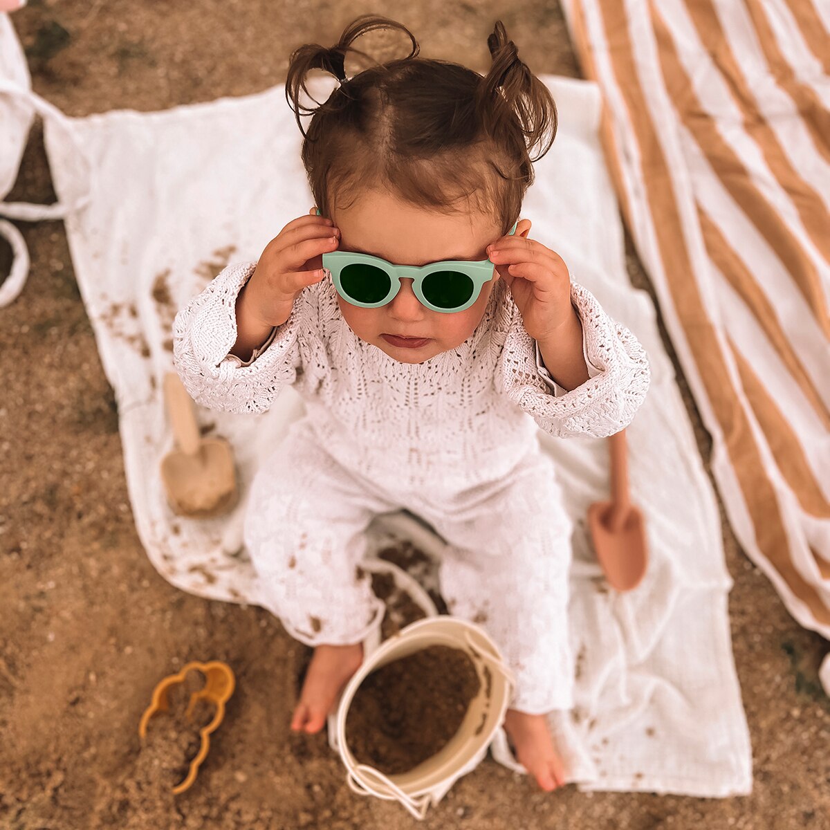 Gafas de Sol Beaba 9-24 meses - Lila Verde anticuario-5