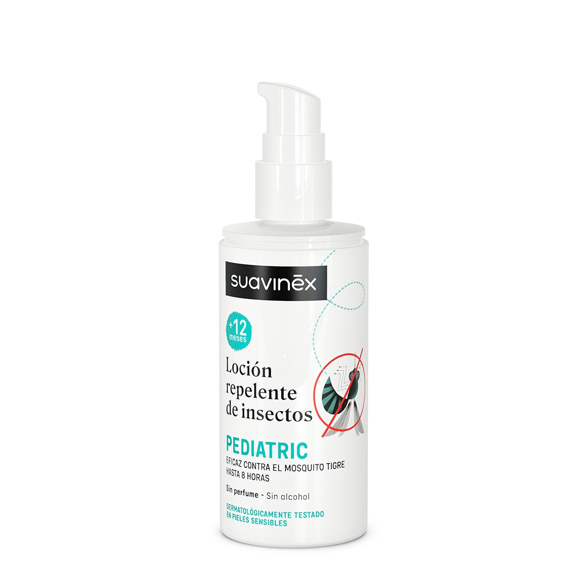 Locion Repelente Insectos Bebés Suavinex +12 Meses 100ml - Blanco Blanco-2
