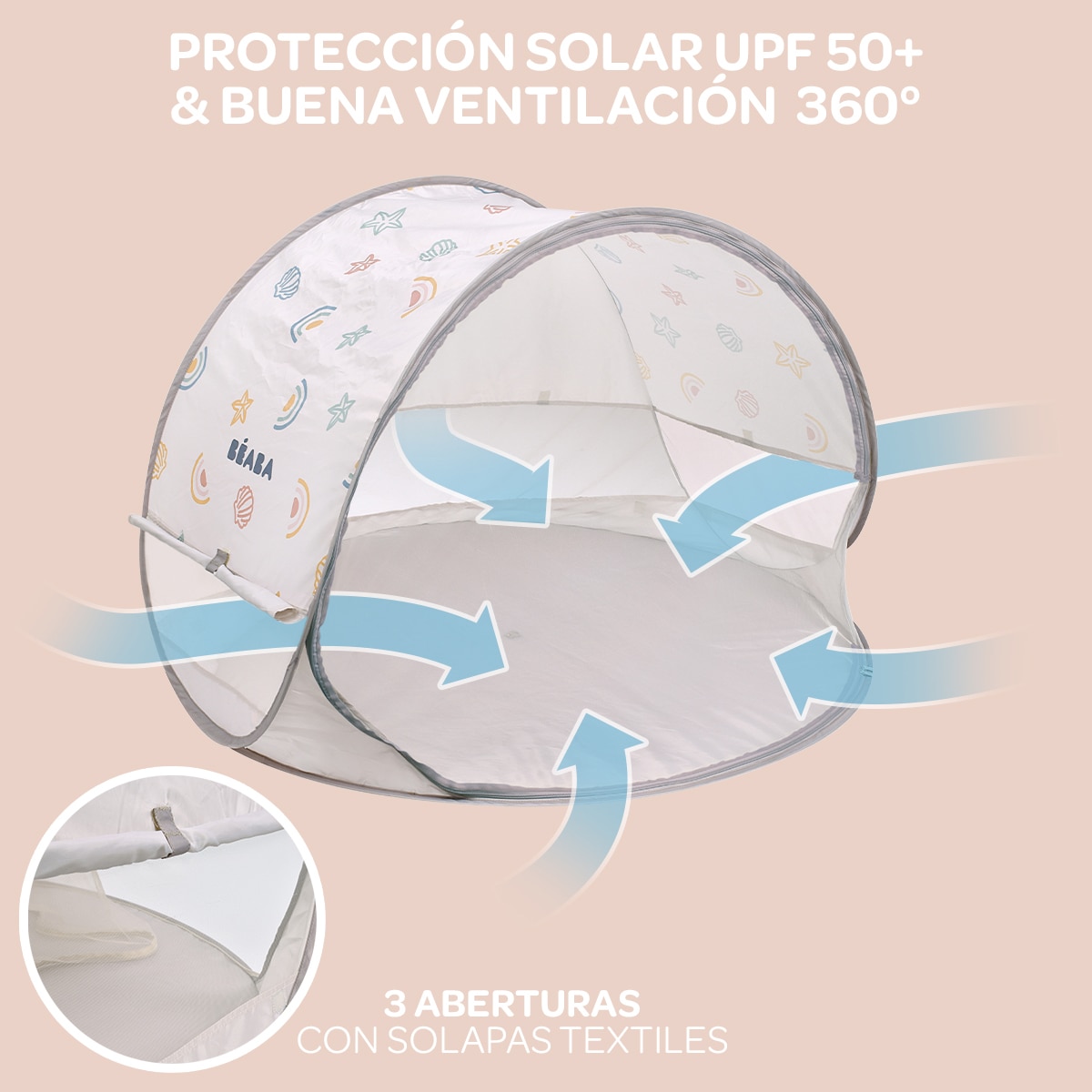 Tenda Anti-V Breezy Bege-10