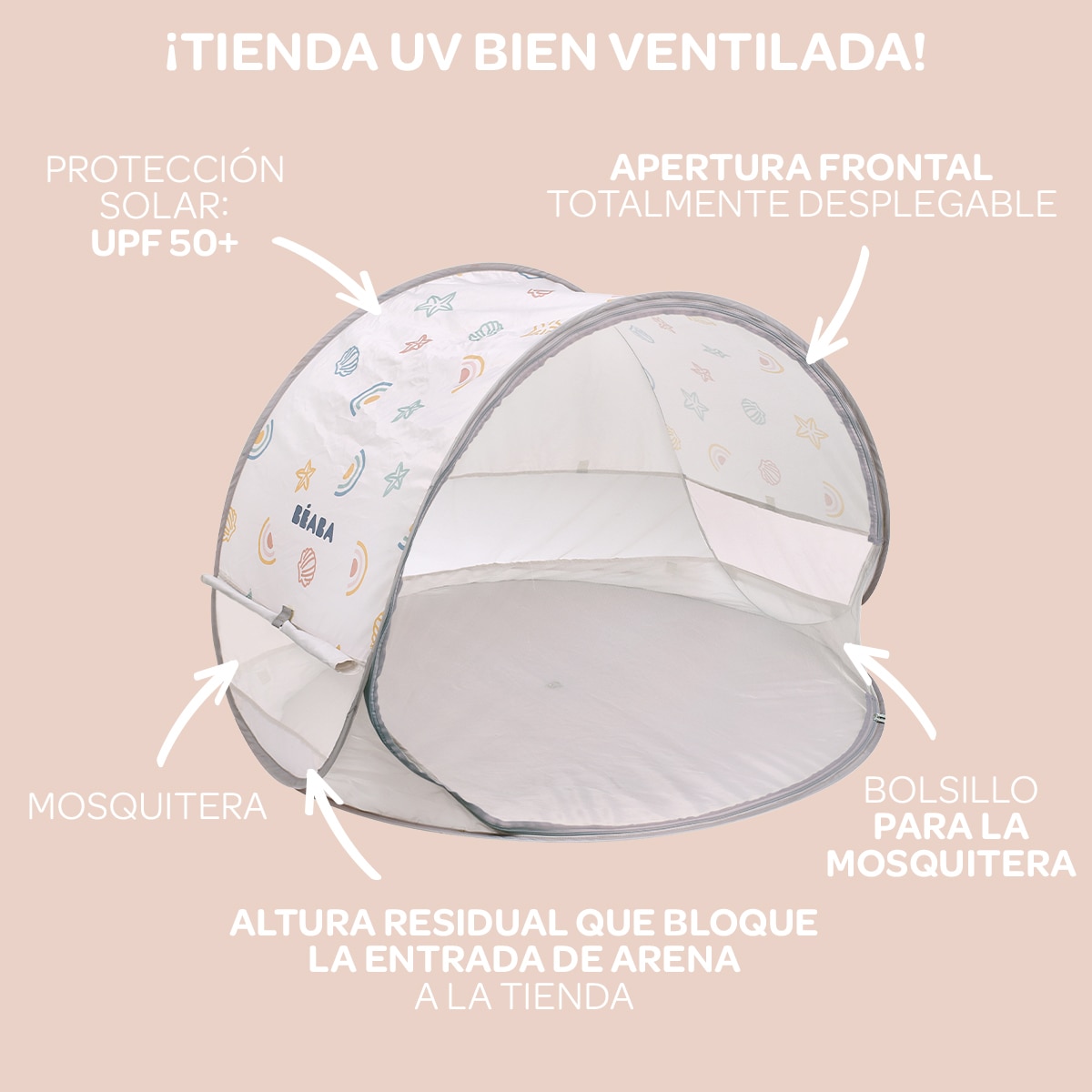 Tenda Anti-V Breezy Bege-12