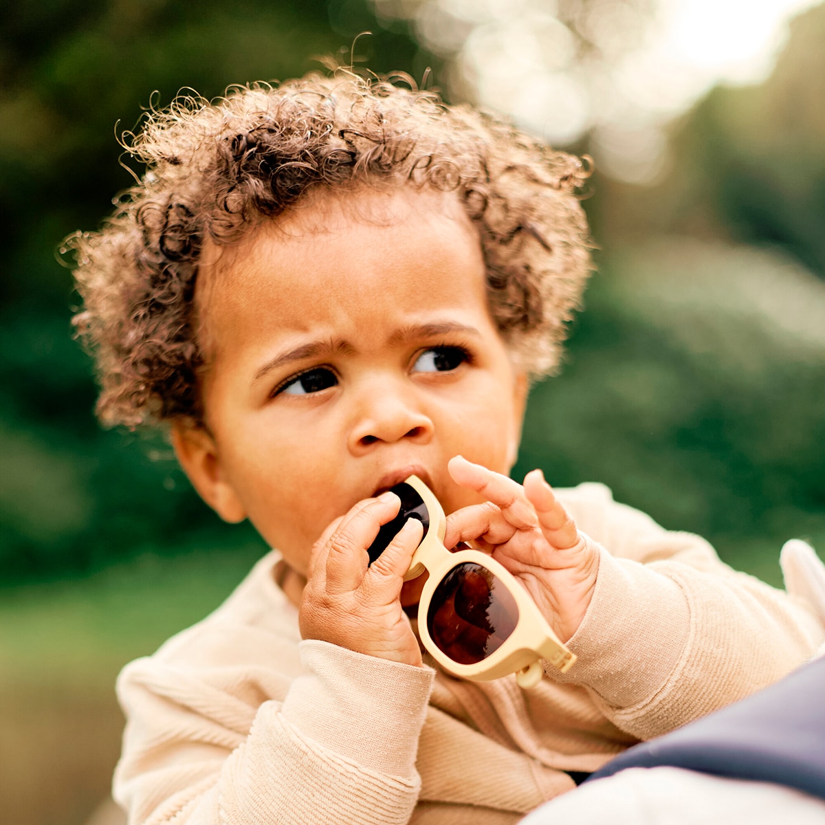 Óculos de Sol Square 9-24 Meses Amarelo-4