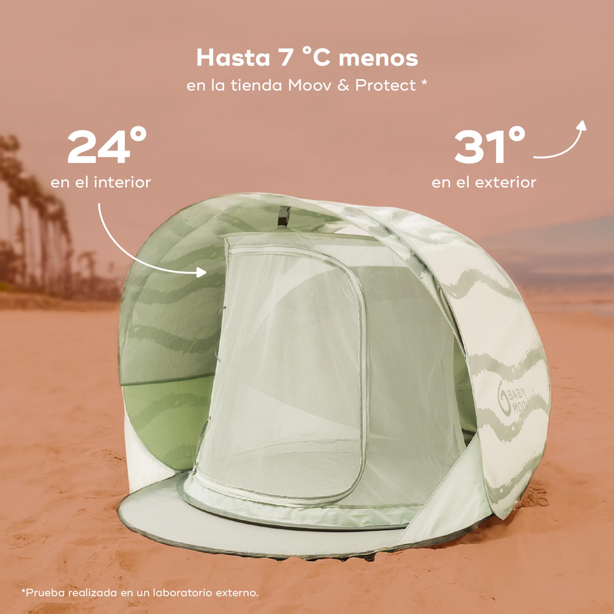 Tenda Anti-UV Evolutiva Moov&Protect Verde-antiquário-6