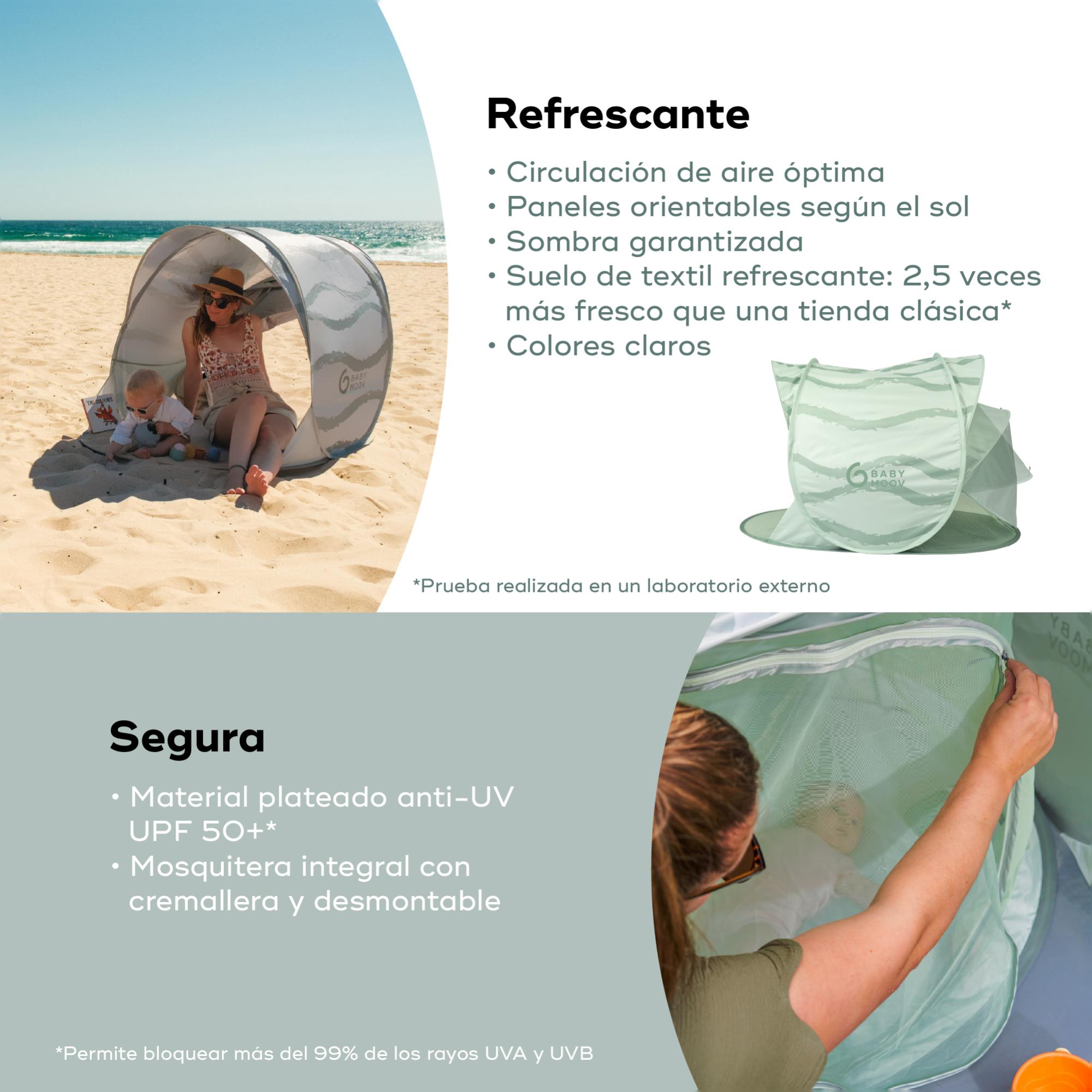 Tenda Anti-UV Evolutiva Moov&Protect Verde-antiquário-7