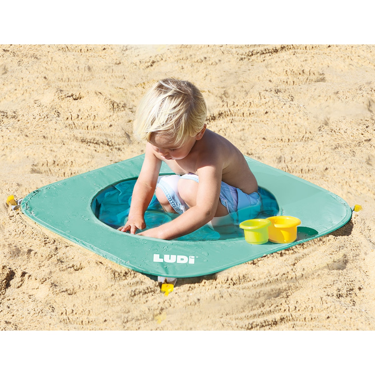 Imagen 0 de Piscina plegable playa Ludi Pop-up Turquesa