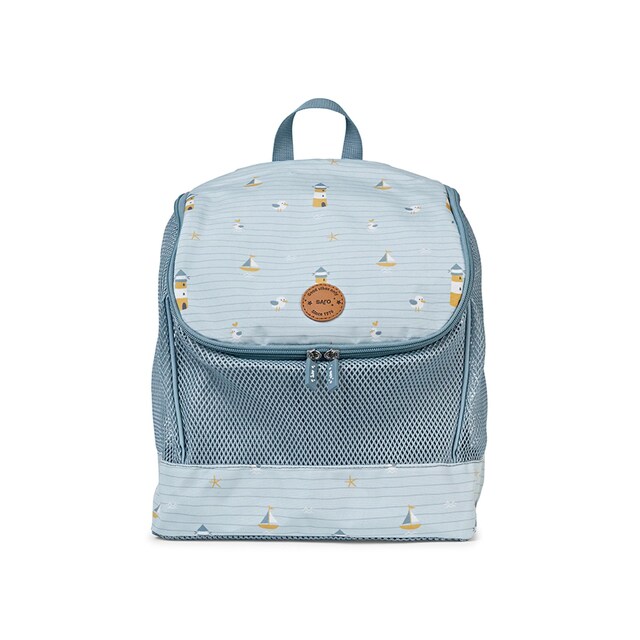 Mochila anti-arena Saro para playa colección Navy Hugs