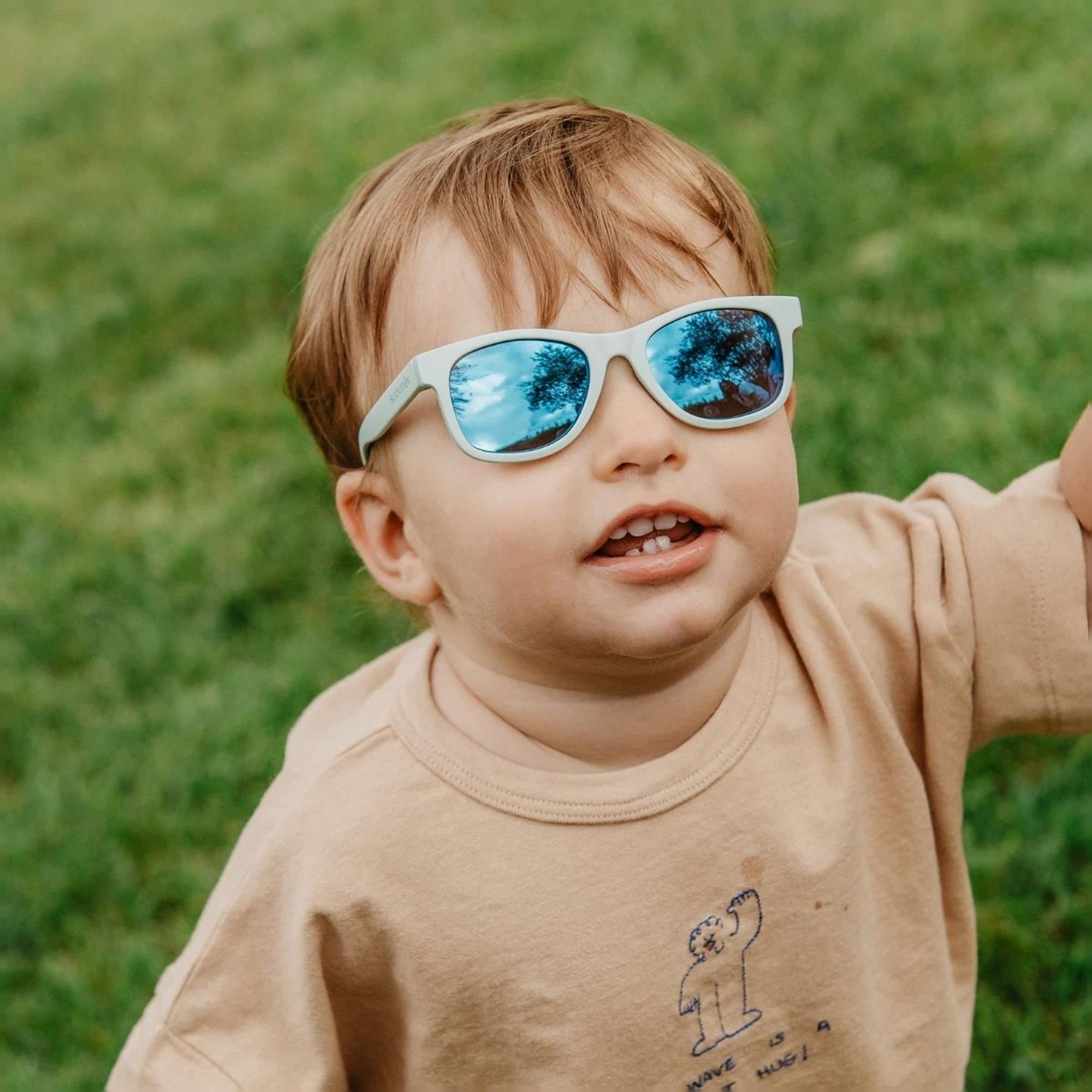 Óculos de sol polarizados Suavinex quadrados para bebés de 0 a 12 meses Azul-5