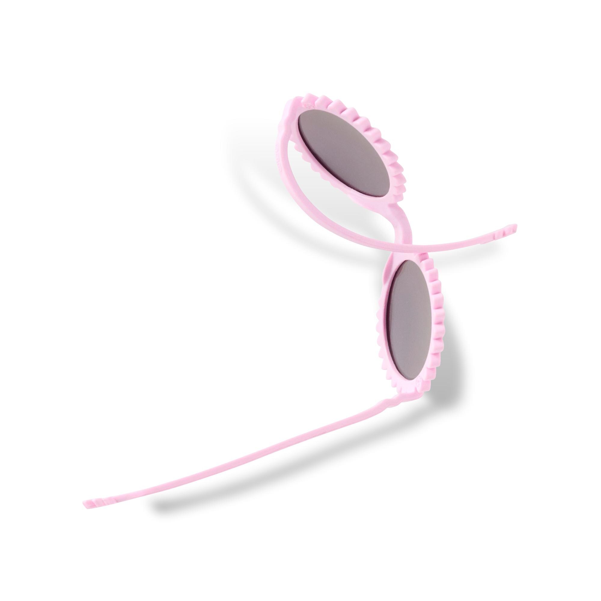 Gafas de Sol KI ET LA flor 2-4 años - Rosa pálido Rosa pálido-5