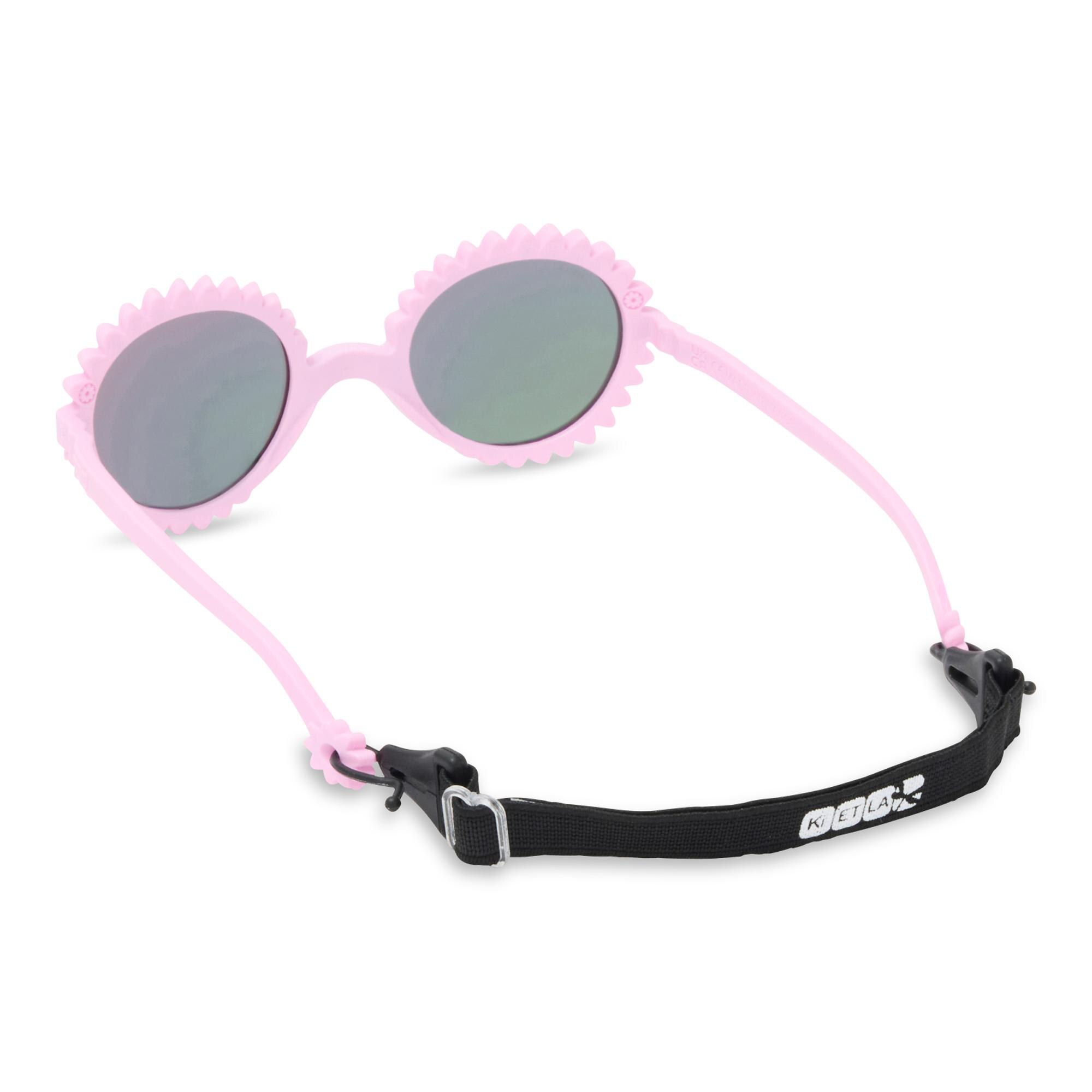 Gafas de Sol KI ET LA flor 2-4 años - Rosa pálido Rosa pálido-6