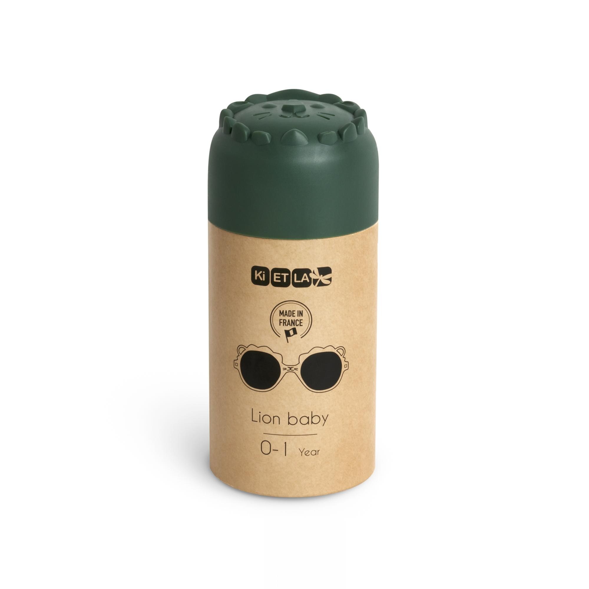 Gafas de Sol KI ET LA leon 2-4 años - Verde oscuro Verde oscuro-5