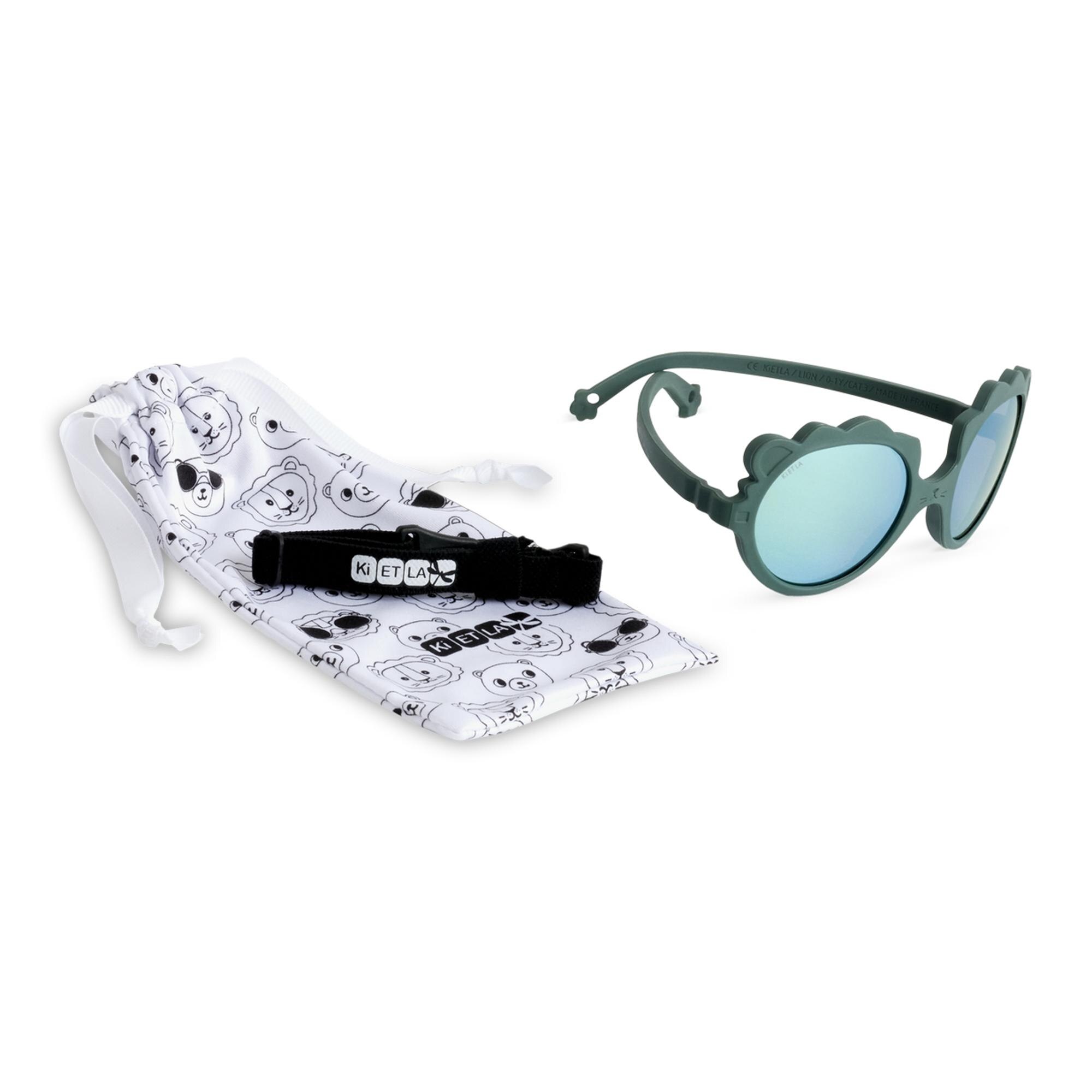 Gafas de Sol KI ET LA leon 2-4 años - Verde oscuro Verde oscuro-6