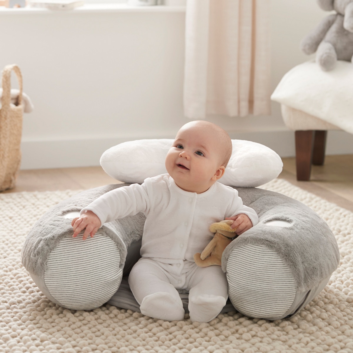 Asiento antivuelco actividades Mamas&Papas sit&play Gris claro-7