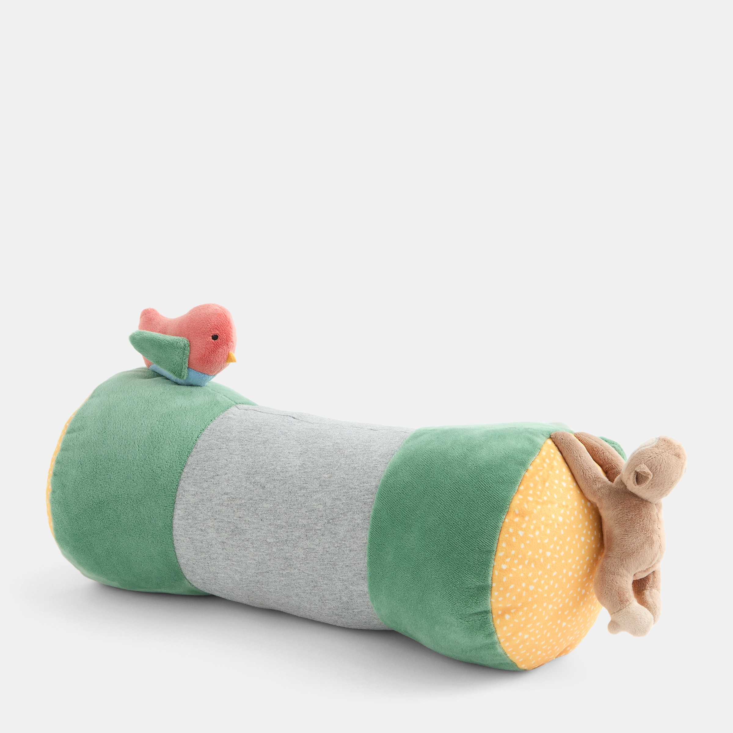 Almofada Posicionadora para Ajudar a Gatinhar Crocodilo Jungle Verde-2