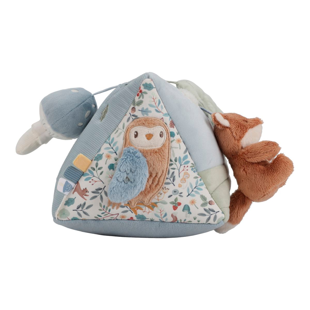 Almofada posicionadora de atividades Little Dutch triangular Azul-claro-5