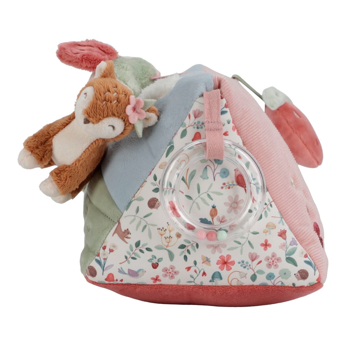 Almofada posicionadora de atividades Little Dutch triangular Rosa-claro-6