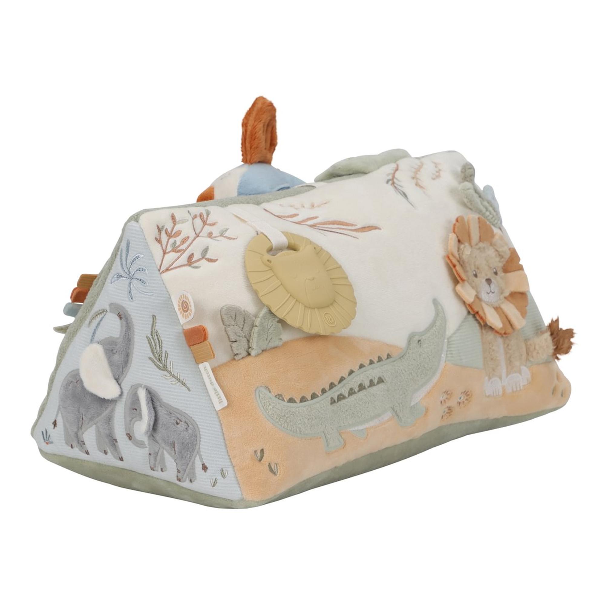 Cojín posicionador activ. Little Dutch triangular colecc. Safari Friends Multicolor-1