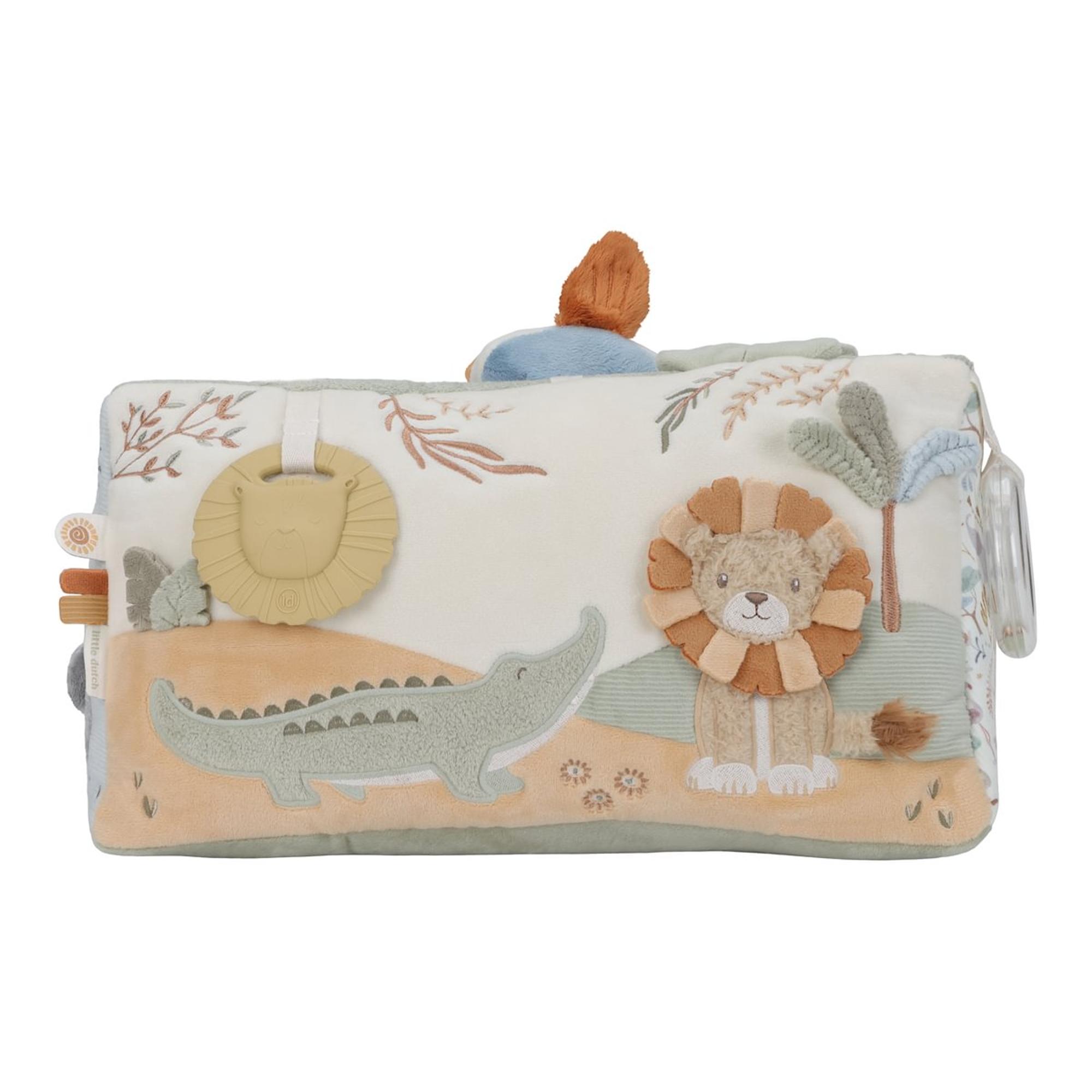 Cojín posicionador activ. Little Dutch triangular colecc. Safari Friends Multicolor-3