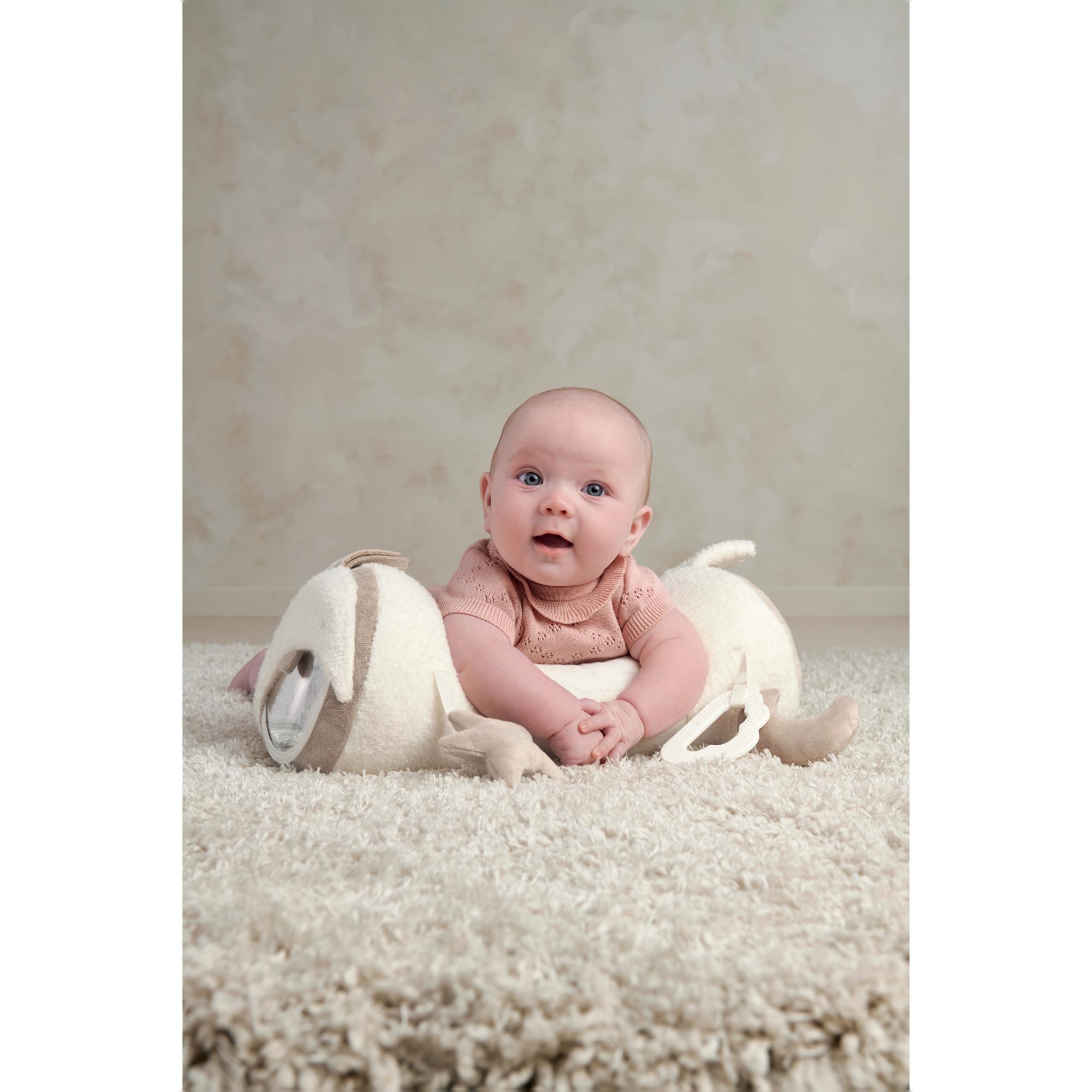 Imagen 2 de Cojín posicionador Mamas&Papas para ayuda al gateo colección Duckling Nácar