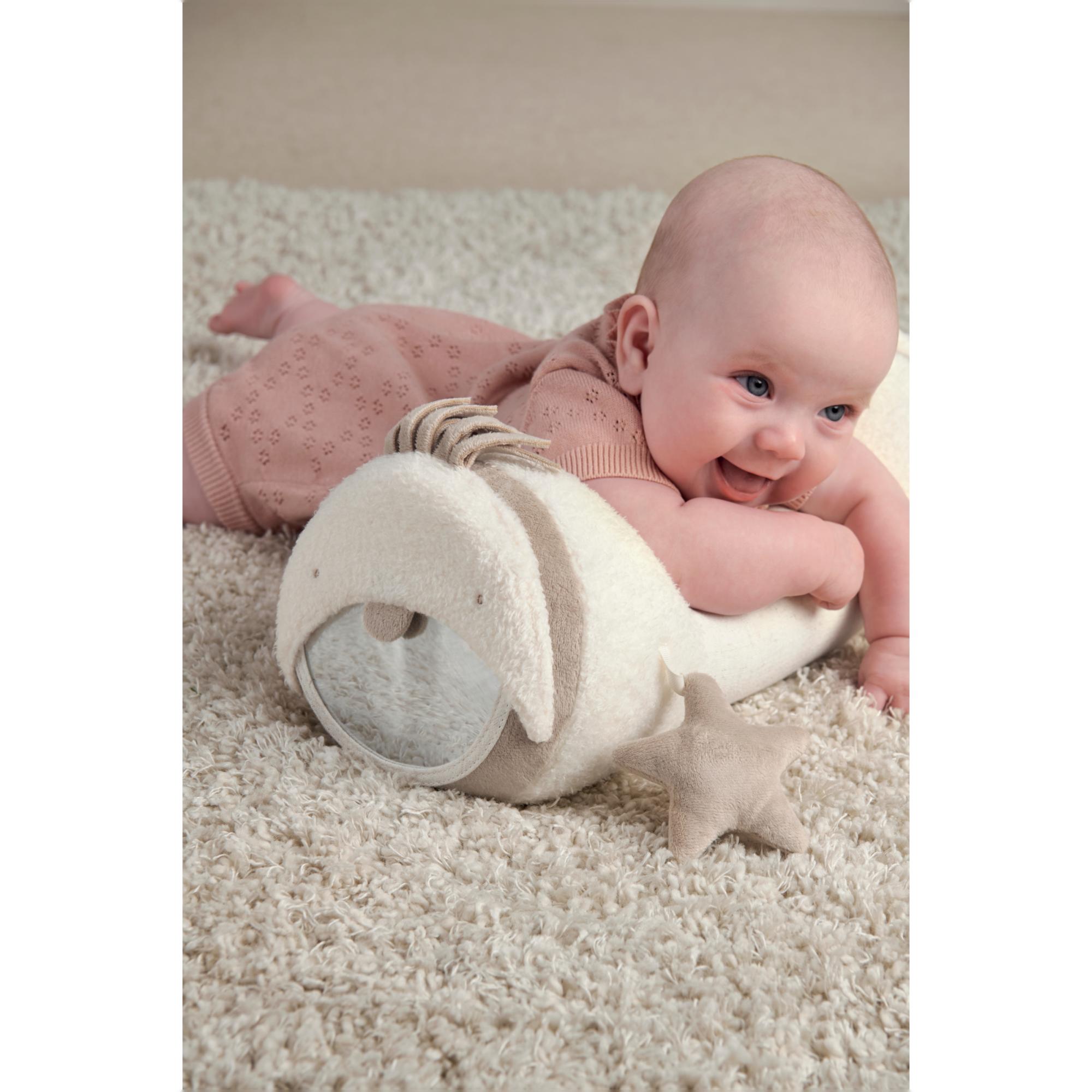 Imagen 3 de Cojín posicionador Mamas&Papas para ayuda al gateo colección Duckling Nácar