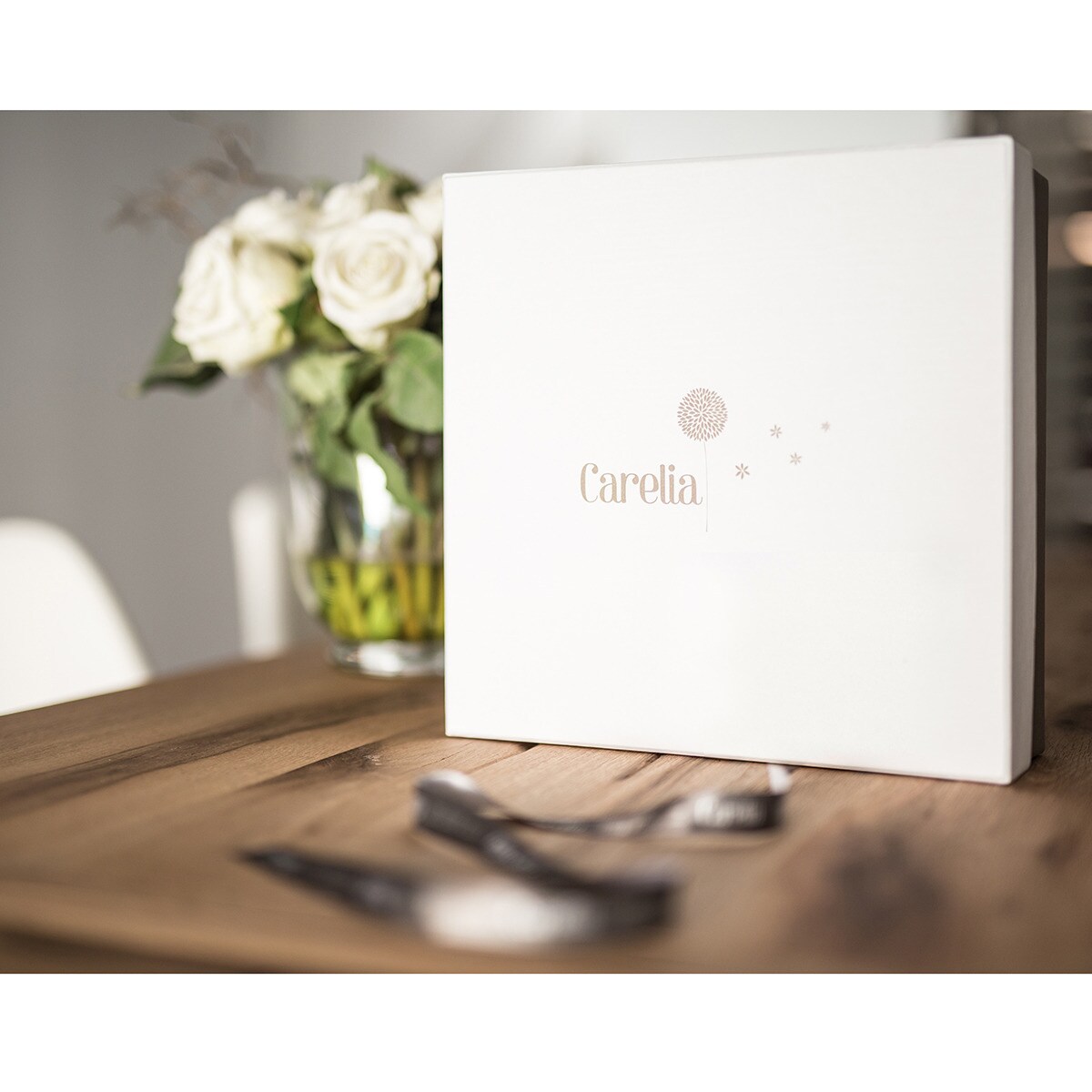 Pack de Presente Premium Caixa Presente de Luxo Natural Care branco Branco-2