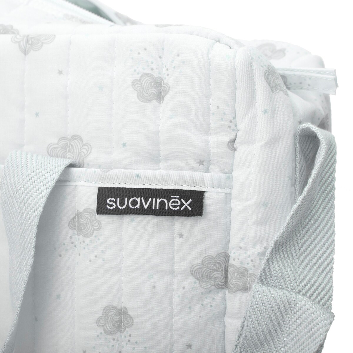 Bolso de Paseo Suavinex con Cosmética Maternidad Verde Agua-3