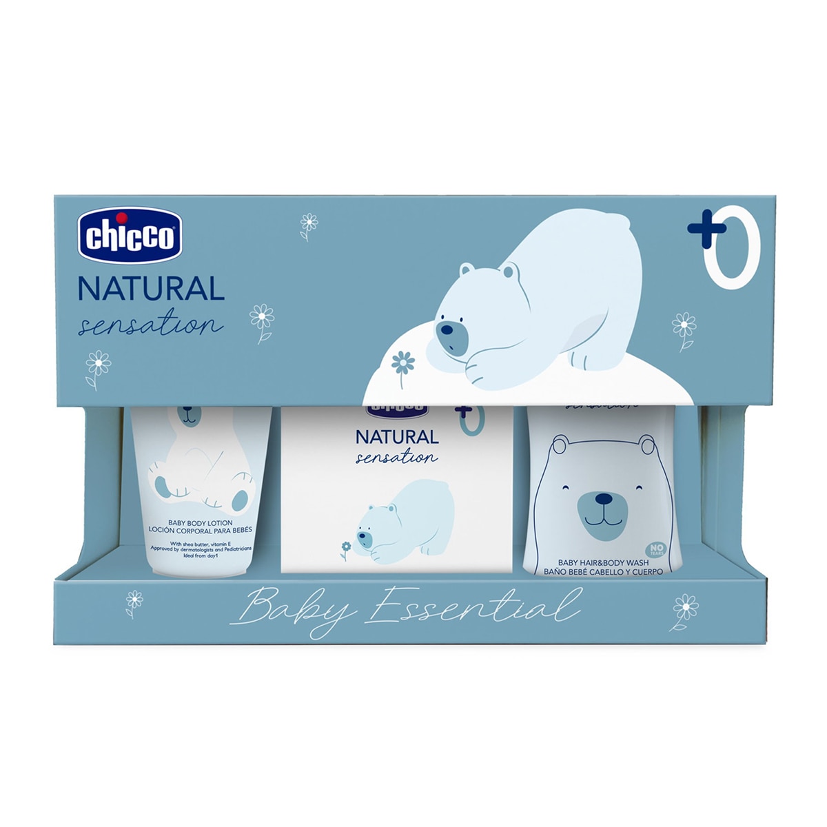 Set regalo Natural Sensation Chicco completo - Azul claro Azul claro-1