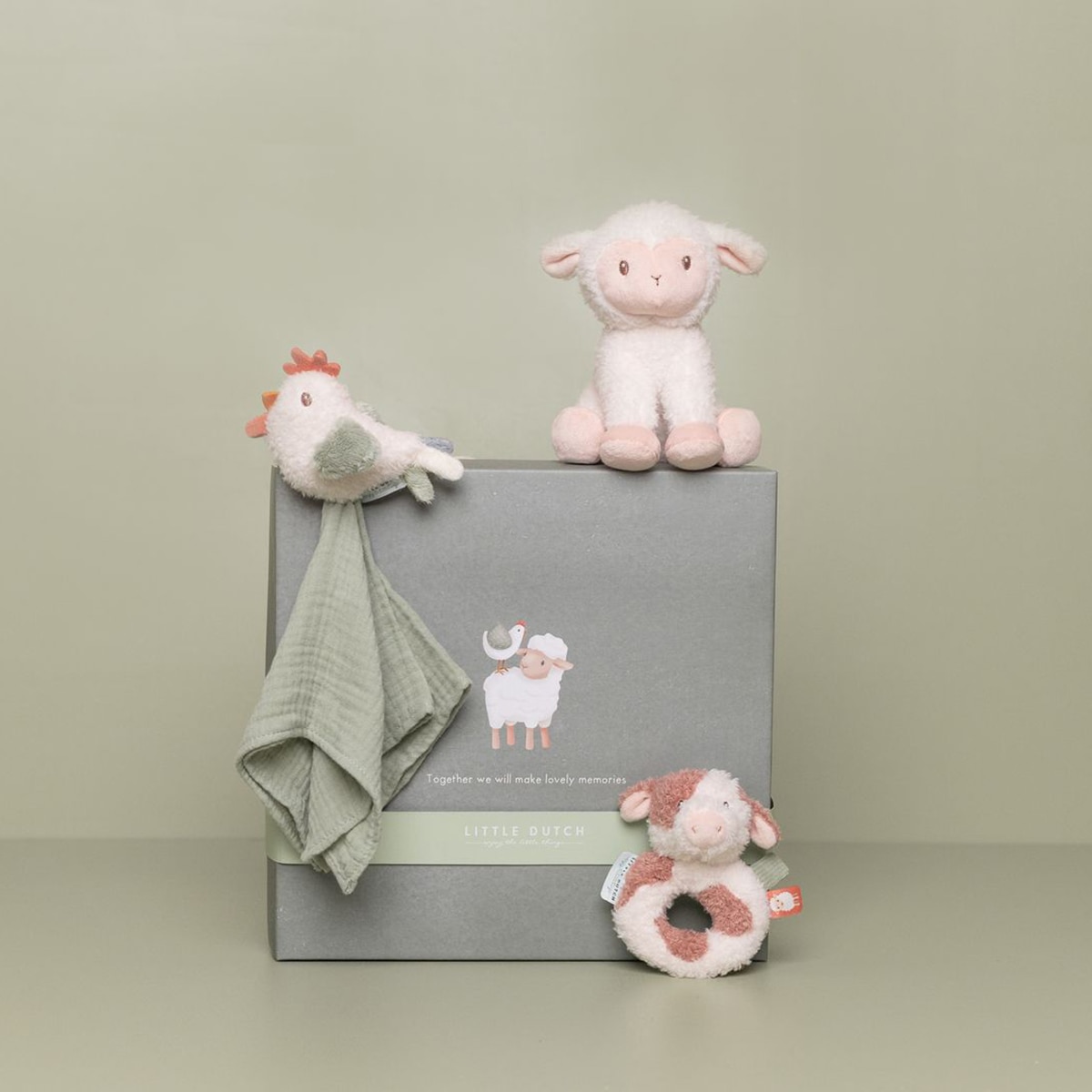Caixa de Presente Coleção Little Farm Branco-4