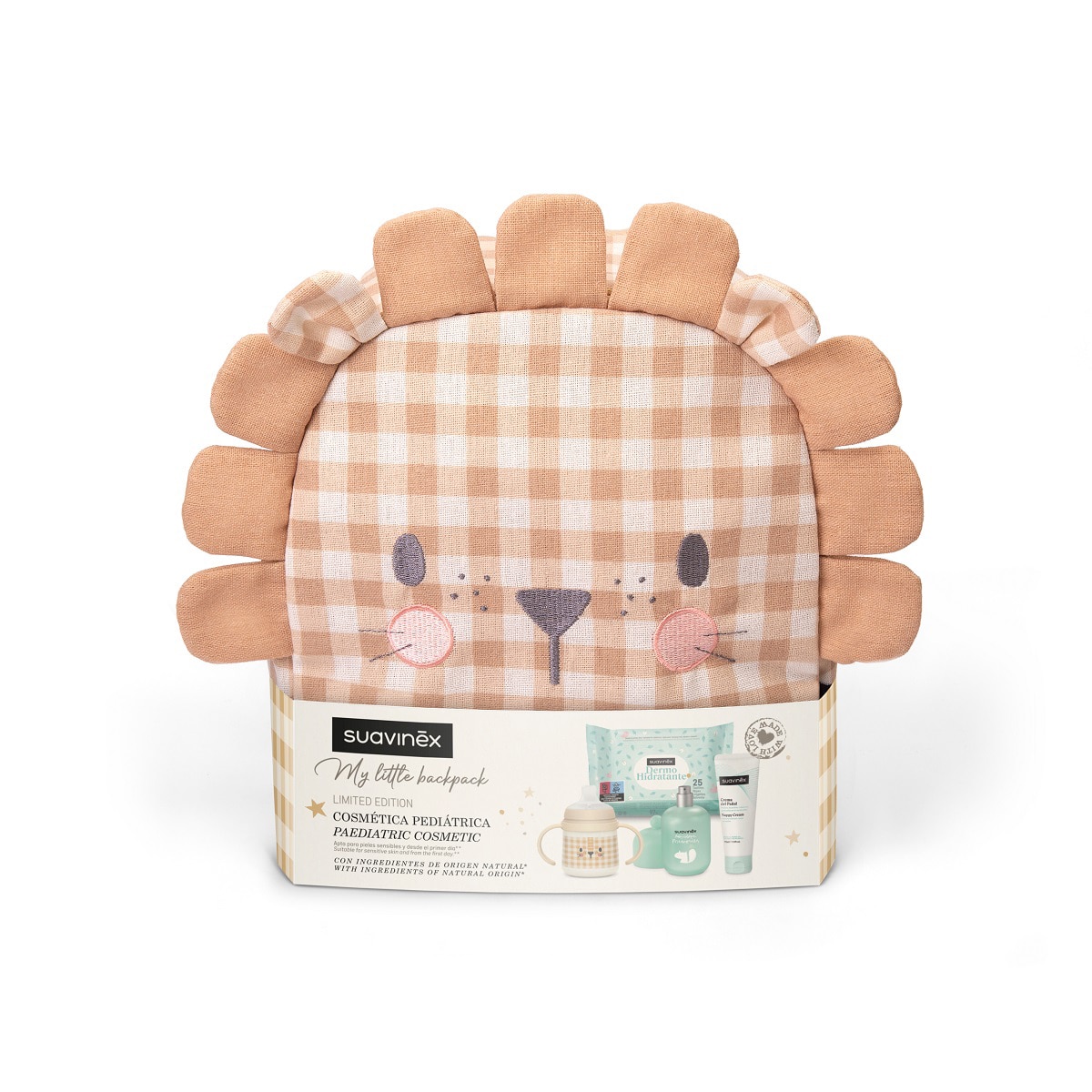 Pack de Oferta de Mochila de Creche com Cosméticos de Bebé Amarelo-2