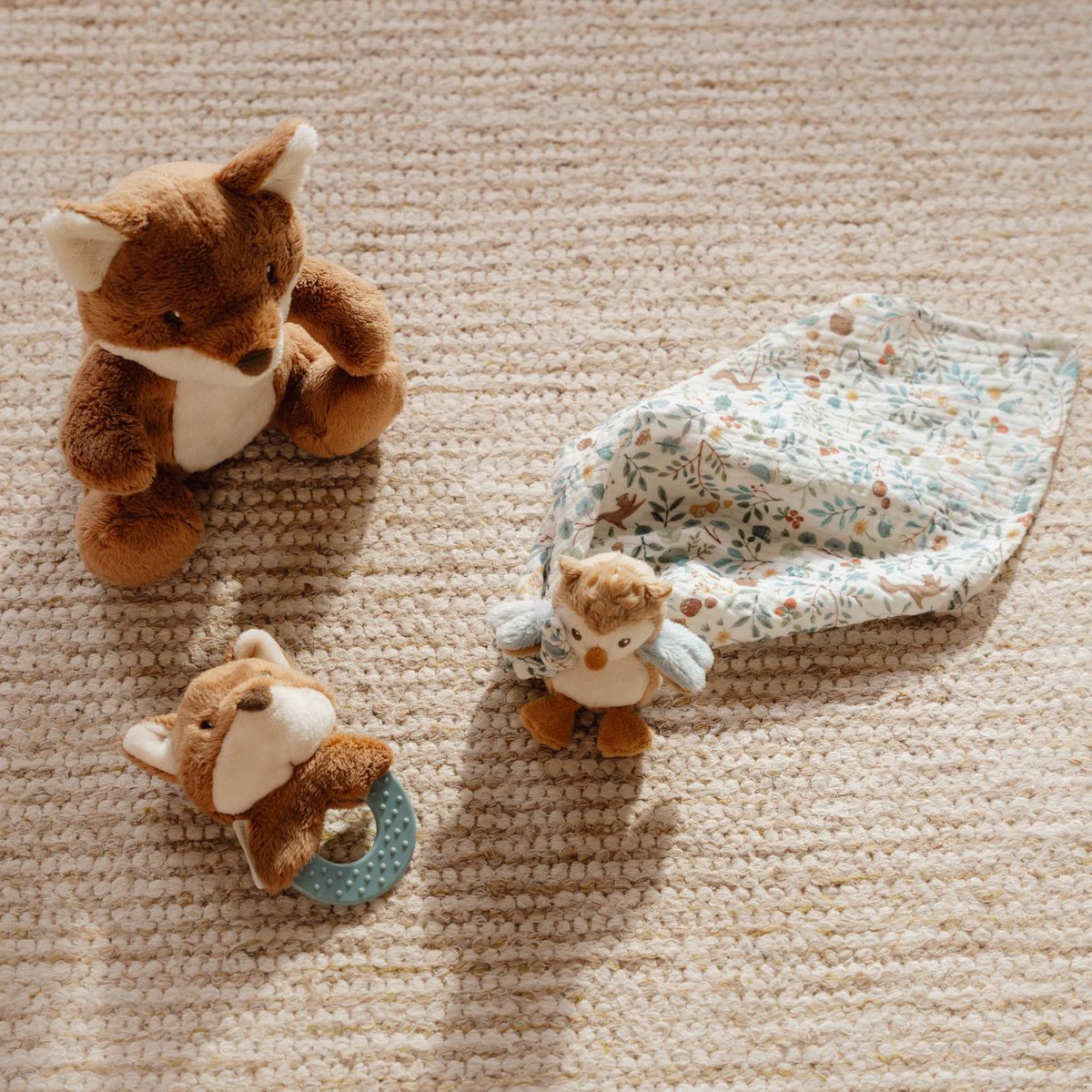 Caixa presente Little Dutch peluche, mordedor e doudou Azul-claro-4