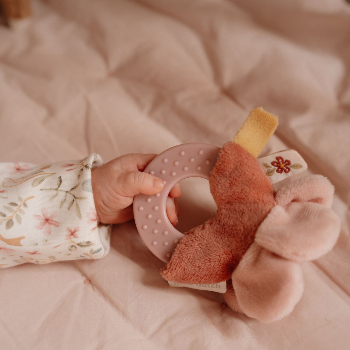 Caixa presente Little Dutch peluche, mordedor e doudou Rosa-claro-4
