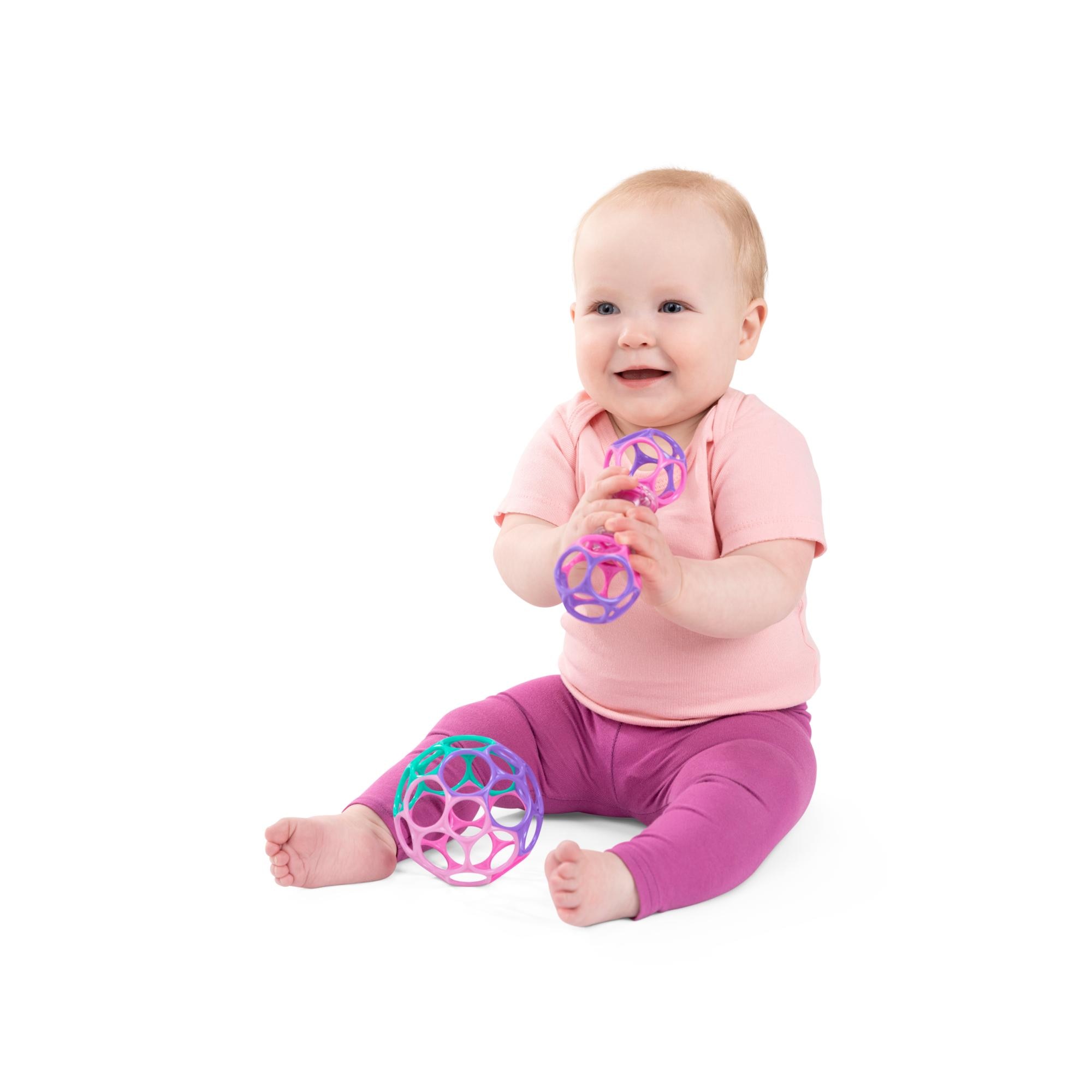 Pack de Oferta Mordedores Bright Starts Grasp the Day Rosa-11