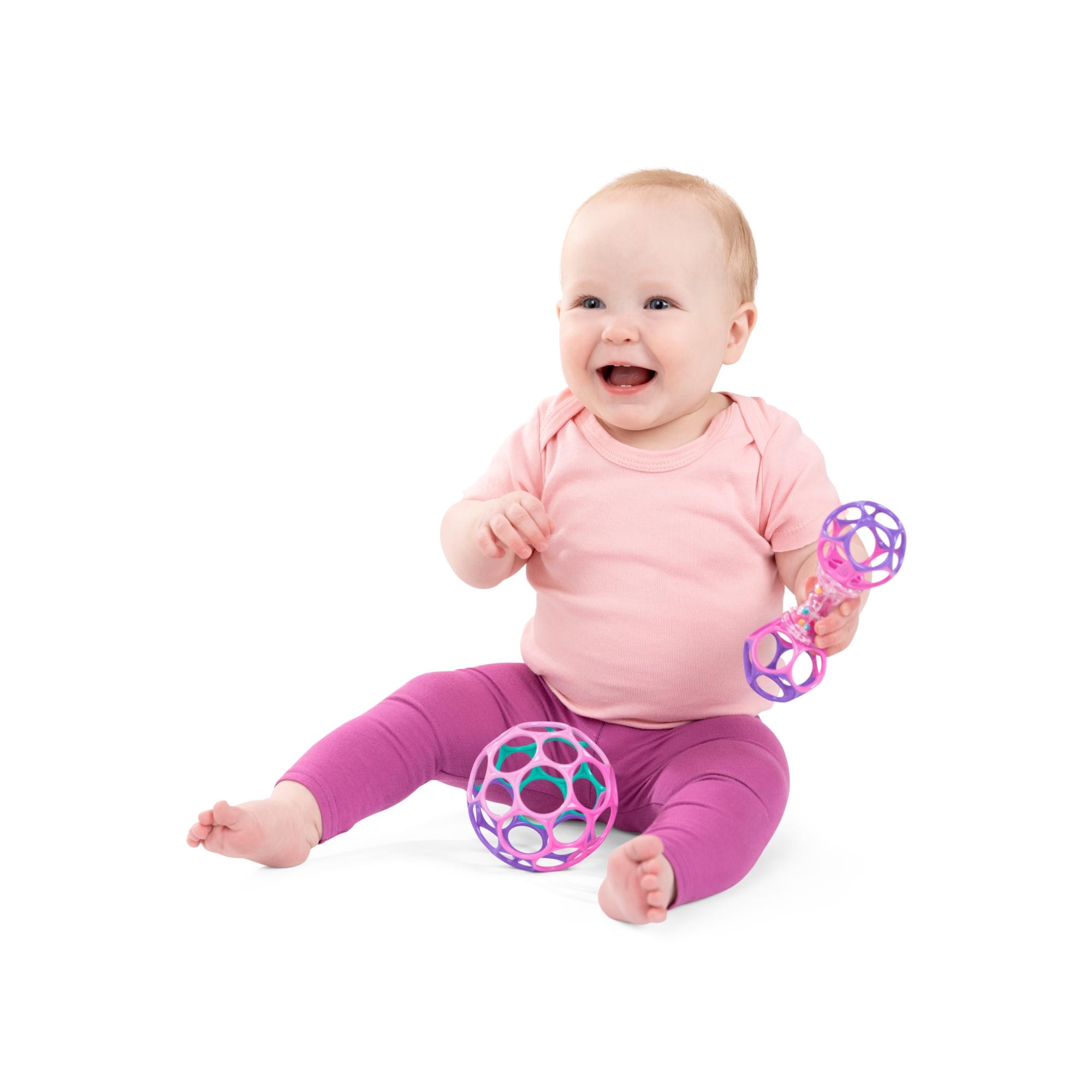 Pack de Oferta Mordedores Bright Starts Grasp the Day Rosa-12
