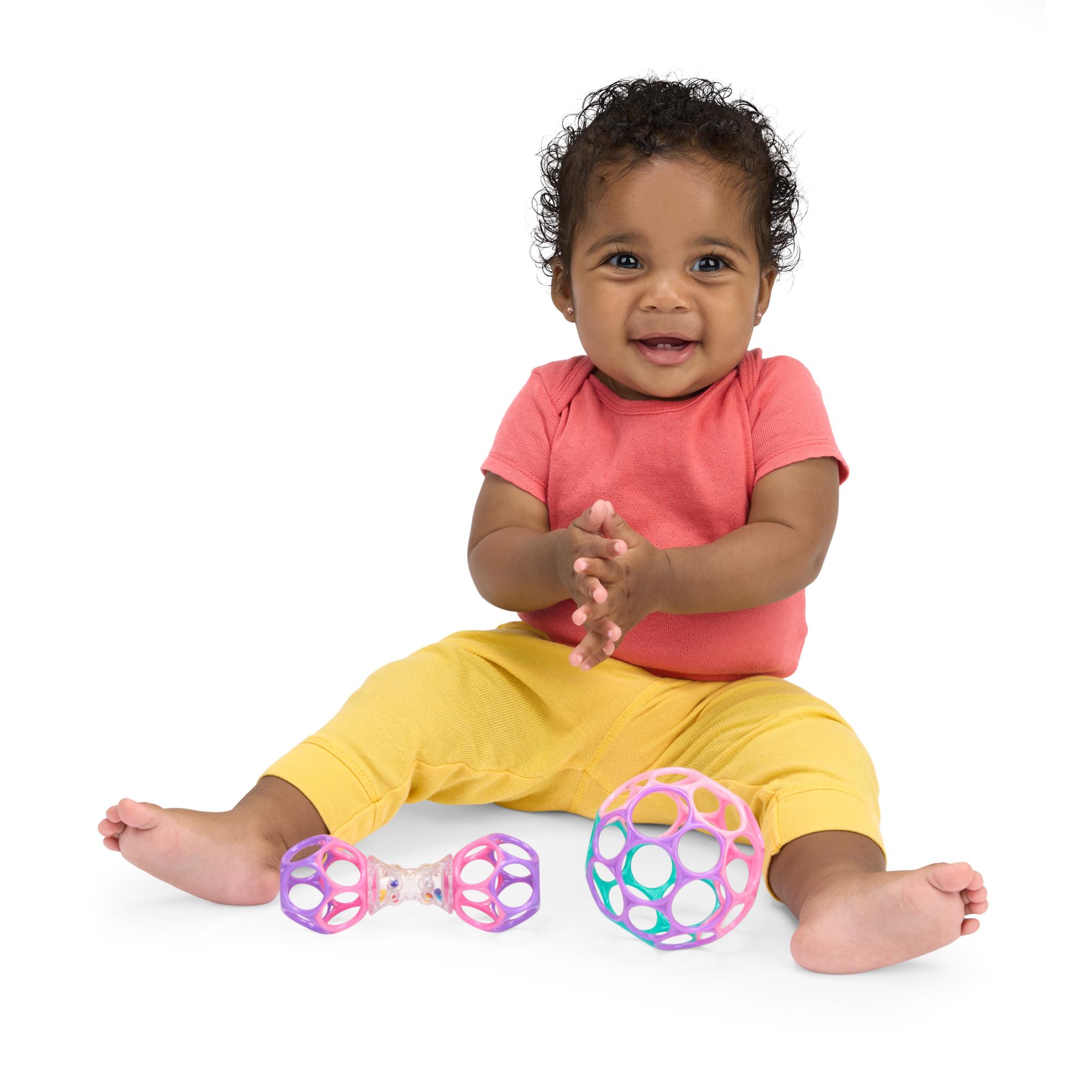 Pack de Oferta Mordedores Bright Starts Grasp the Day Rosa-15