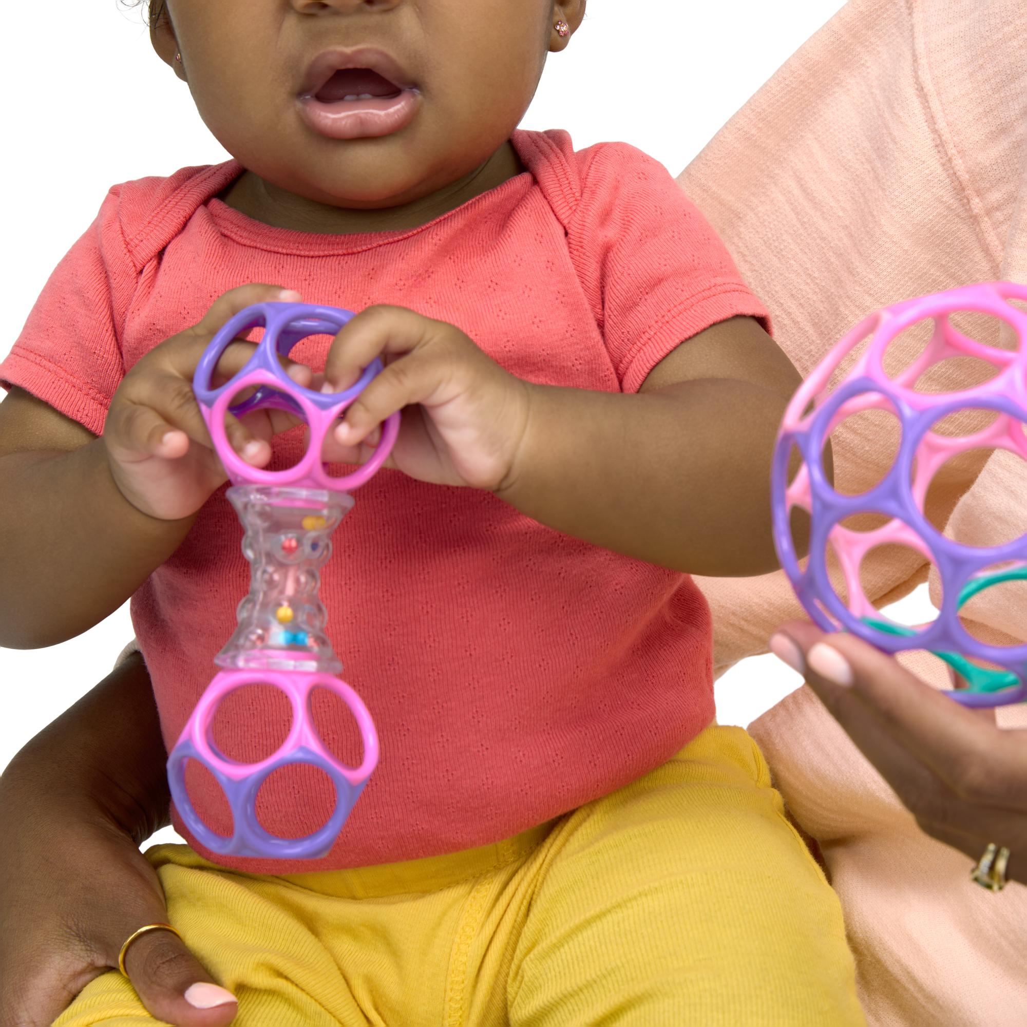 Pack de Oferta Mordedores Bright Starts Grasp the Day Rosa-17