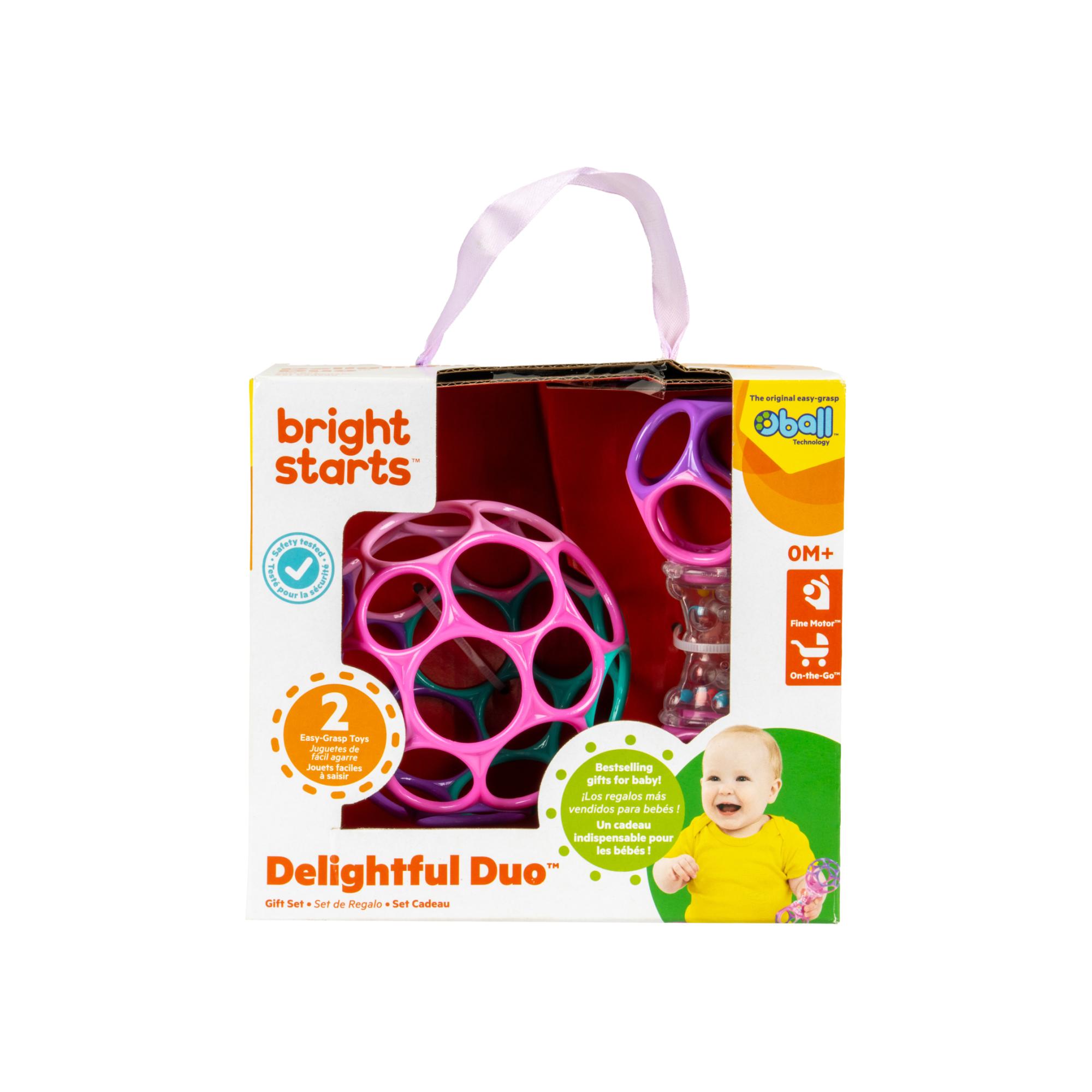 Pack de Oferta Mordedores Bright Starts Grasp the Day Rosa-23