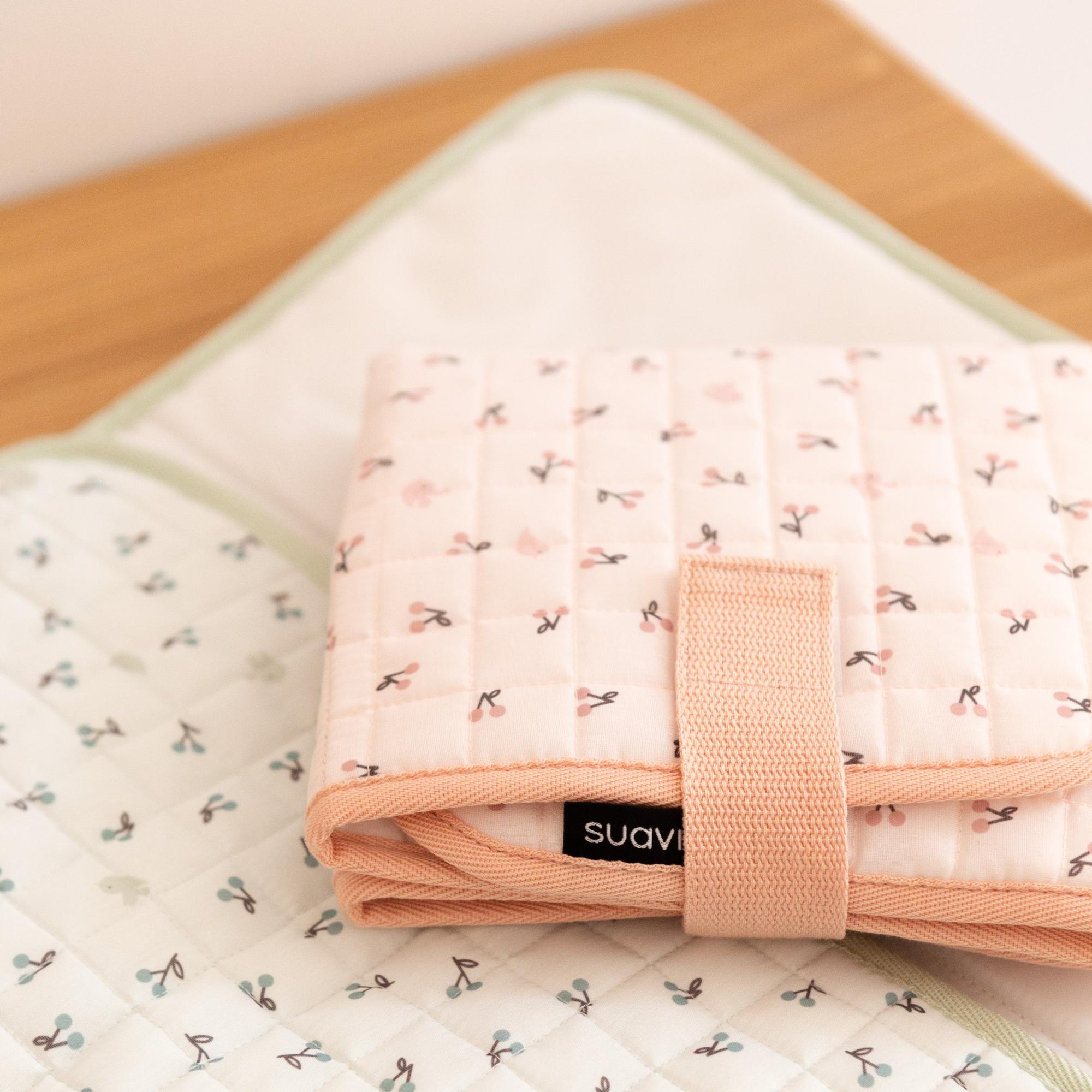 Conjunto Trocador Suavinex com cosmética da coleção Birdies Verde-antiquário-6