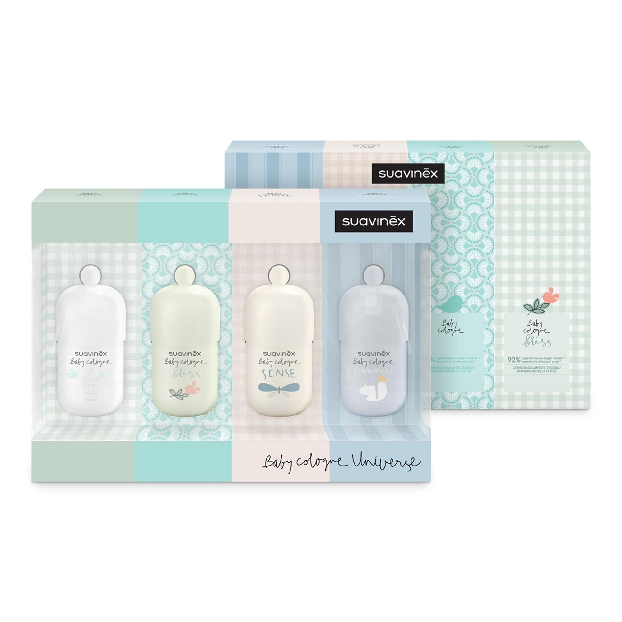 Imagen 2 de Pack regalo perfumería Suavinex set mini colección Baby Cologne 4ud x 50 ml - Multicolor Multicolor