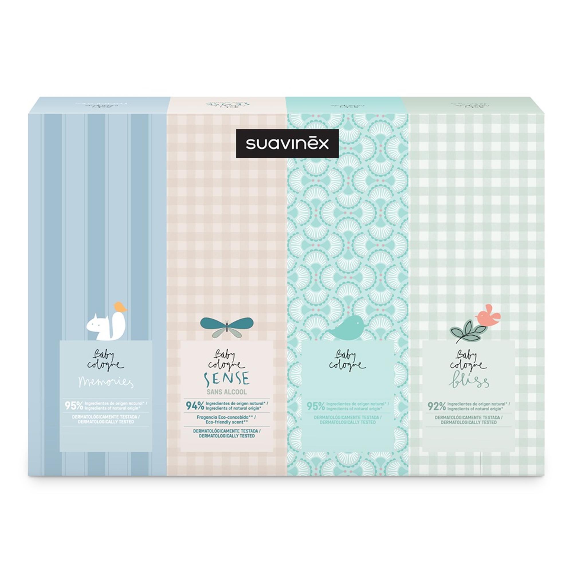 Imagen 3 de Pack regalo perfumería Suavinex set mini colección Baby Cologne 4ud x 50 ml - Multicolor Multicolor