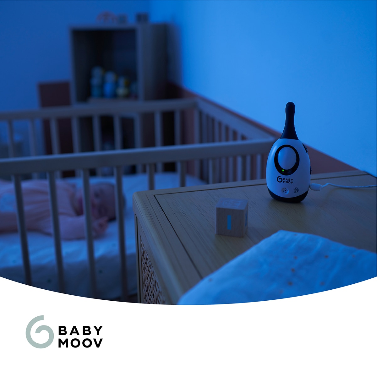Babymoov Vigilabebés de audio Simply Care - alcance 300 metros - Blanco Blanco-5