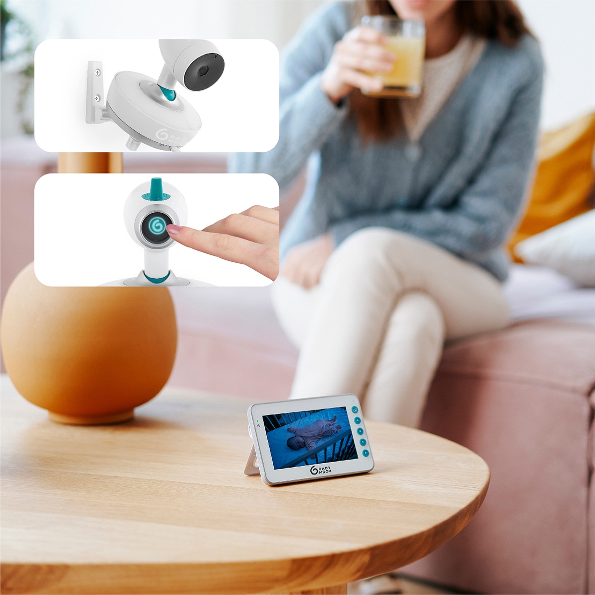 Intercomunicador de Vídeo Motorizado Yoo-Moov Branco-7