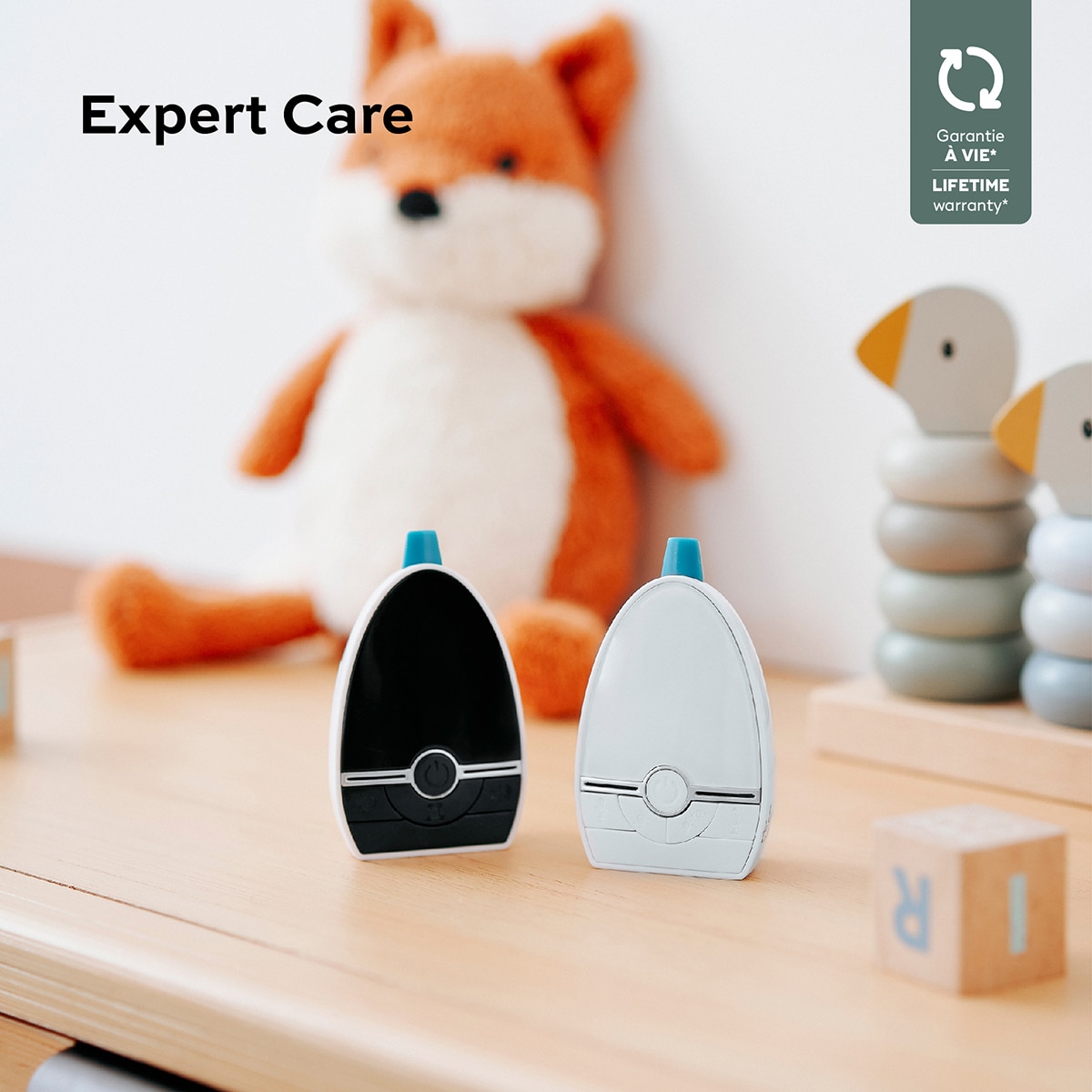 Intercomunicador de áudio Expert Care branco/preto Branco / Preto-2