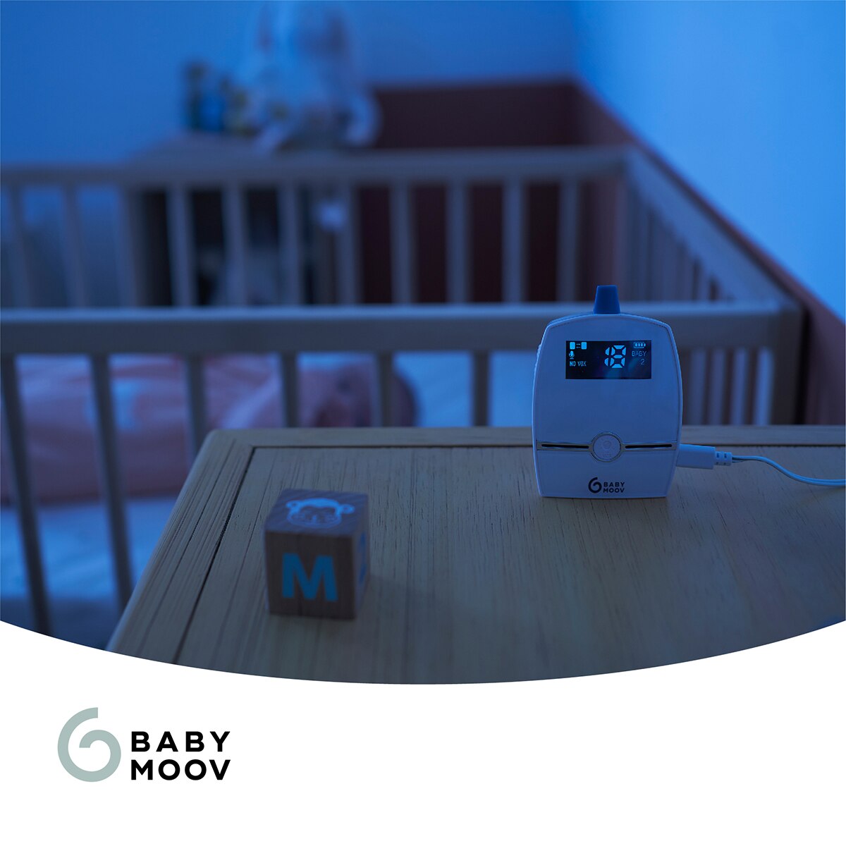 Babymoov Vigilabebés de audio Premium Care - alcance 1.400 metros - Blanco / Negro Blanco / Negro-7