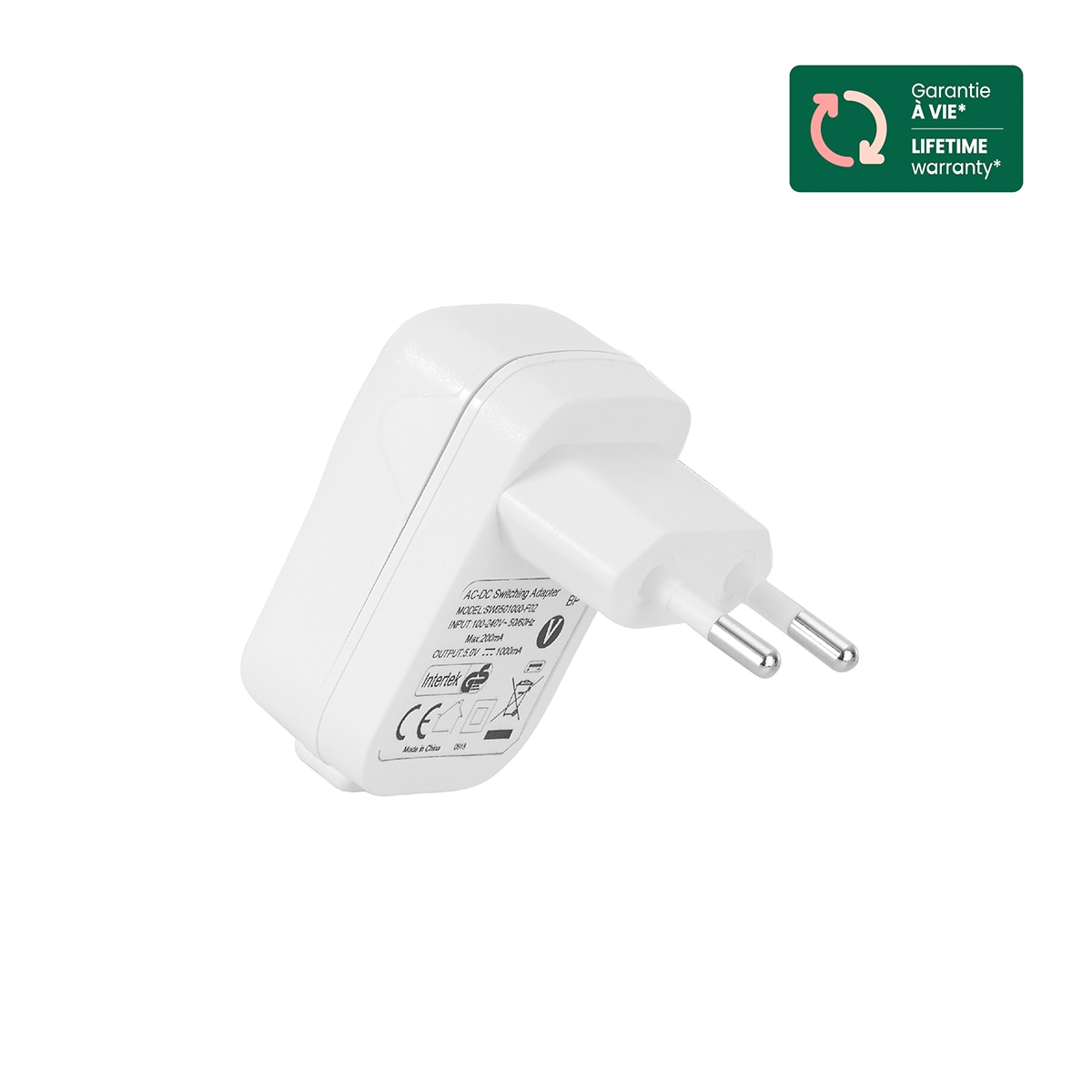 Tomada USB Universal para Intercomunicador de Áudio e Vídeo Branco-4