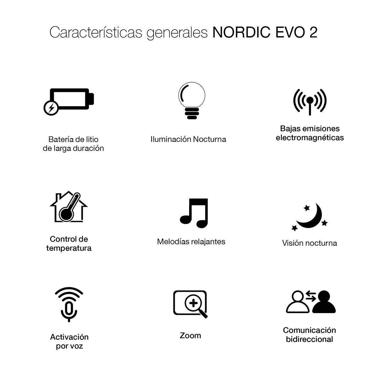 Vigilabebés Availand Nordic Evo2 3,5" blanco/madera - Blanco / Madera Blanco / Madera-5