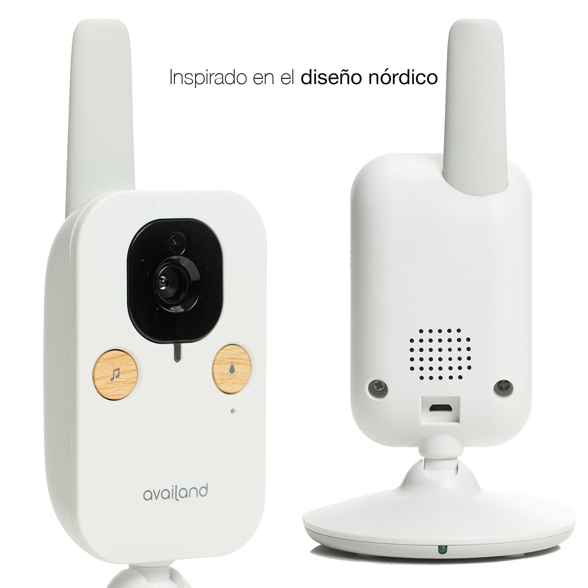 Vigilabebés Availand Nordic Evo2 3,5" blanco/madera - Blanco / Madera Blanco / Madera-7