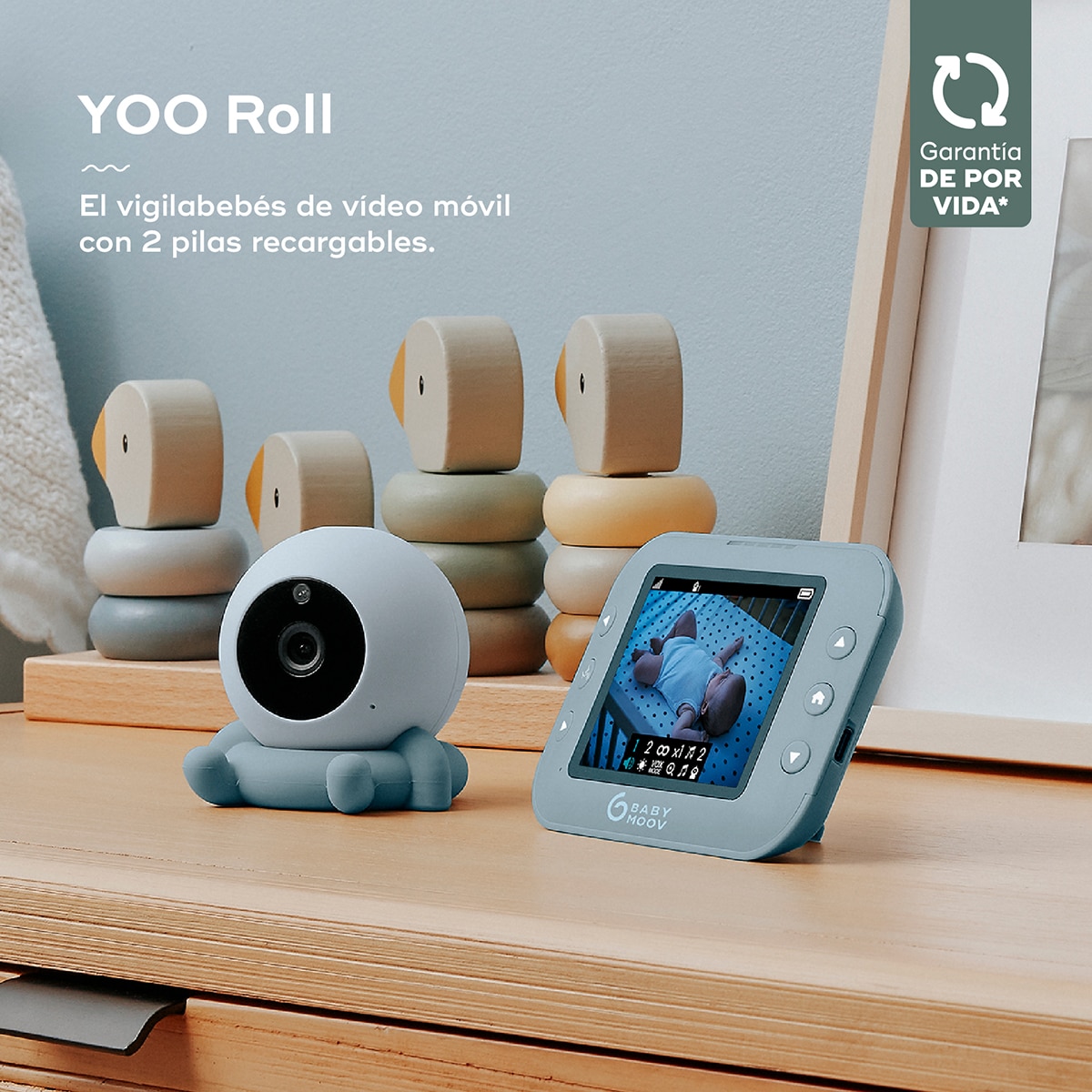 Intercomunicador YOO ROLL - 3,5" Azul-3